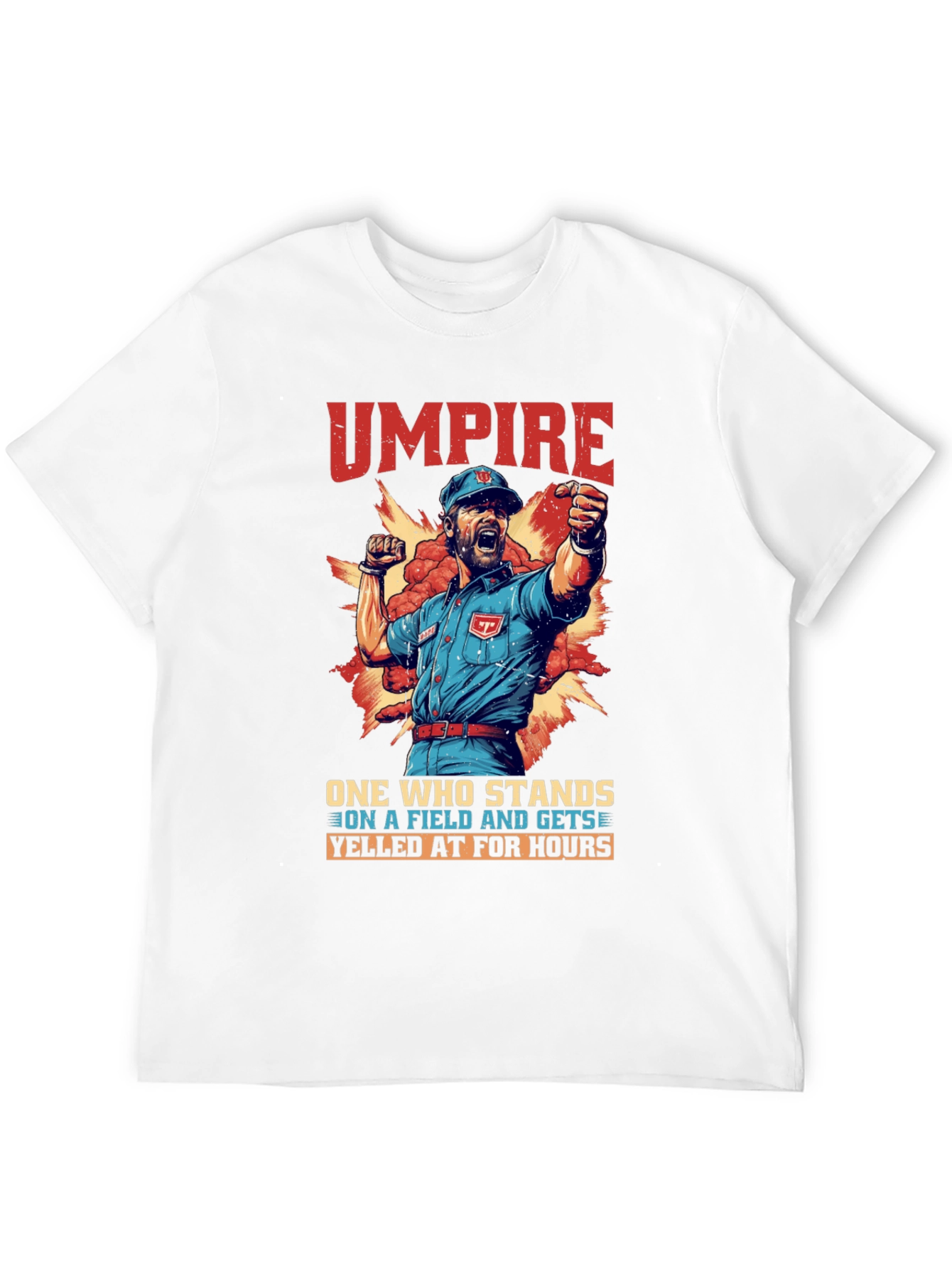 Black Umpire Yelled At For Hours Graphic Tee view 12