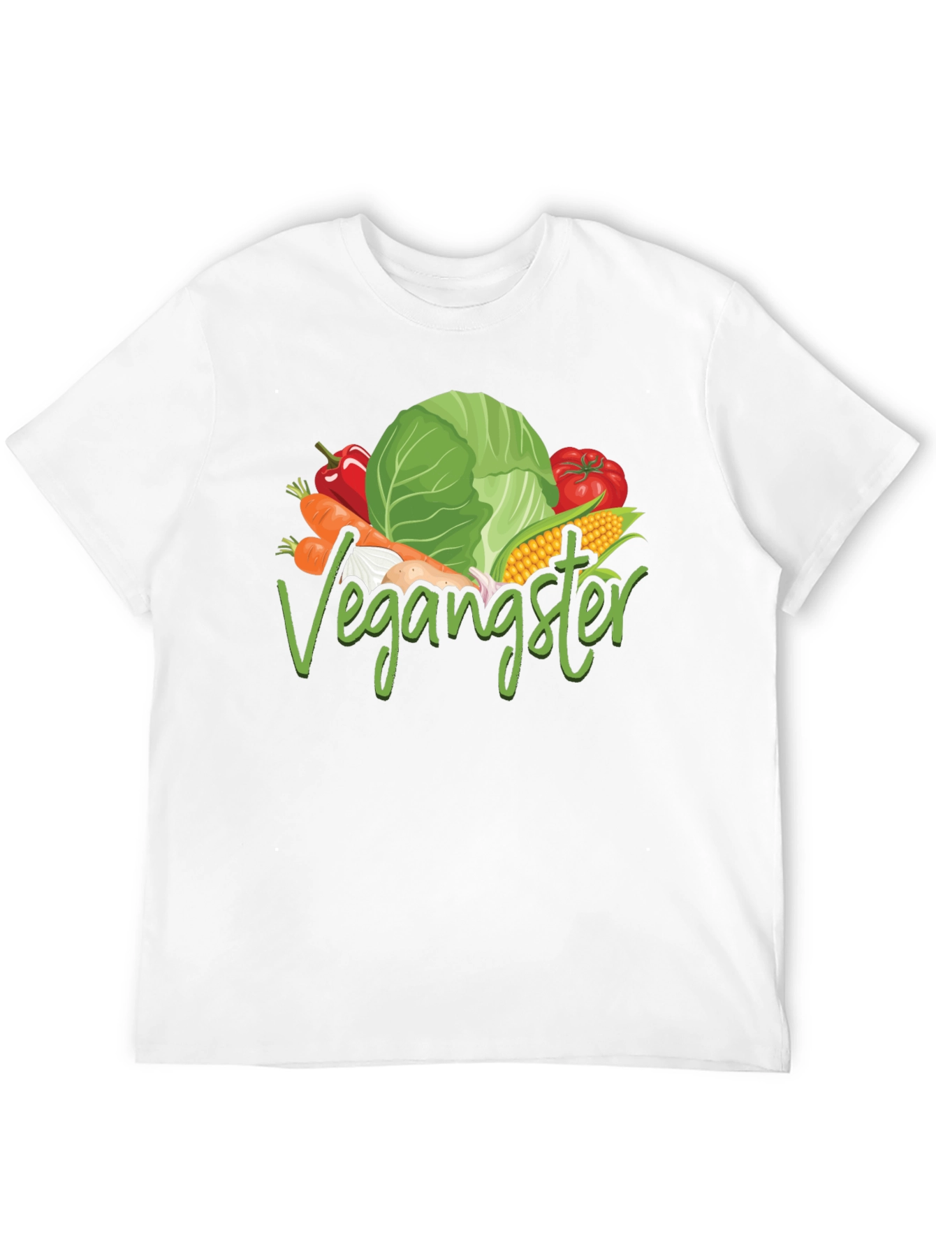 Black Vegan T-Shirt - Vegangster Tee view 12