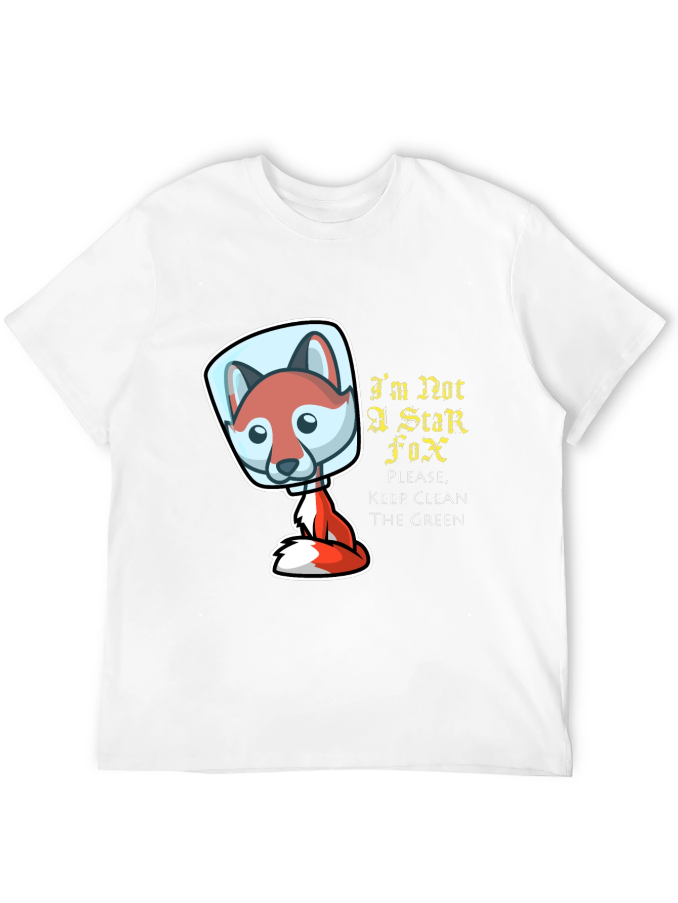 Black I'm Not A Star Fox T-Shirt view 12