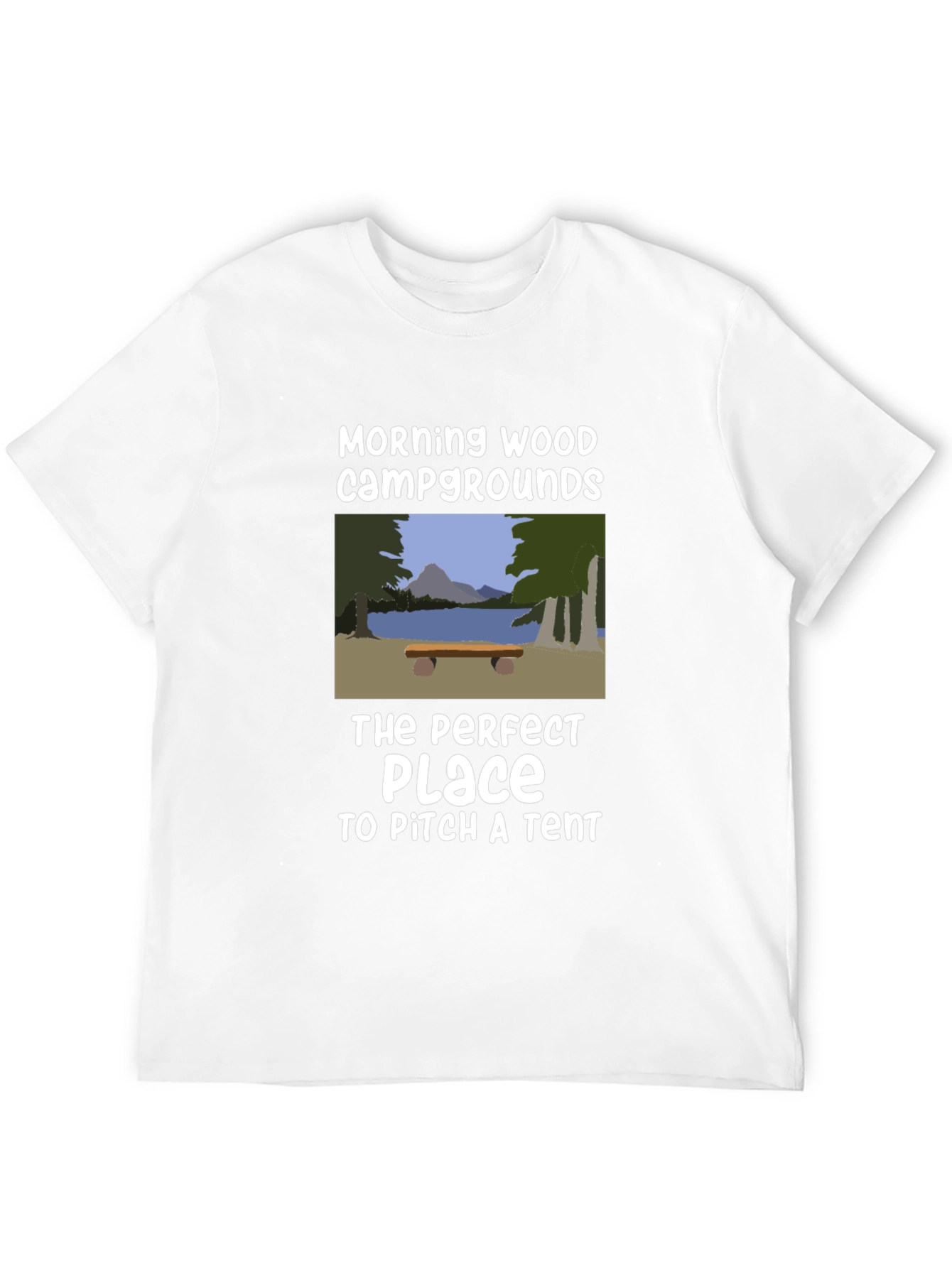 Black Morning Wood Campgrounds T-Shirt view 12