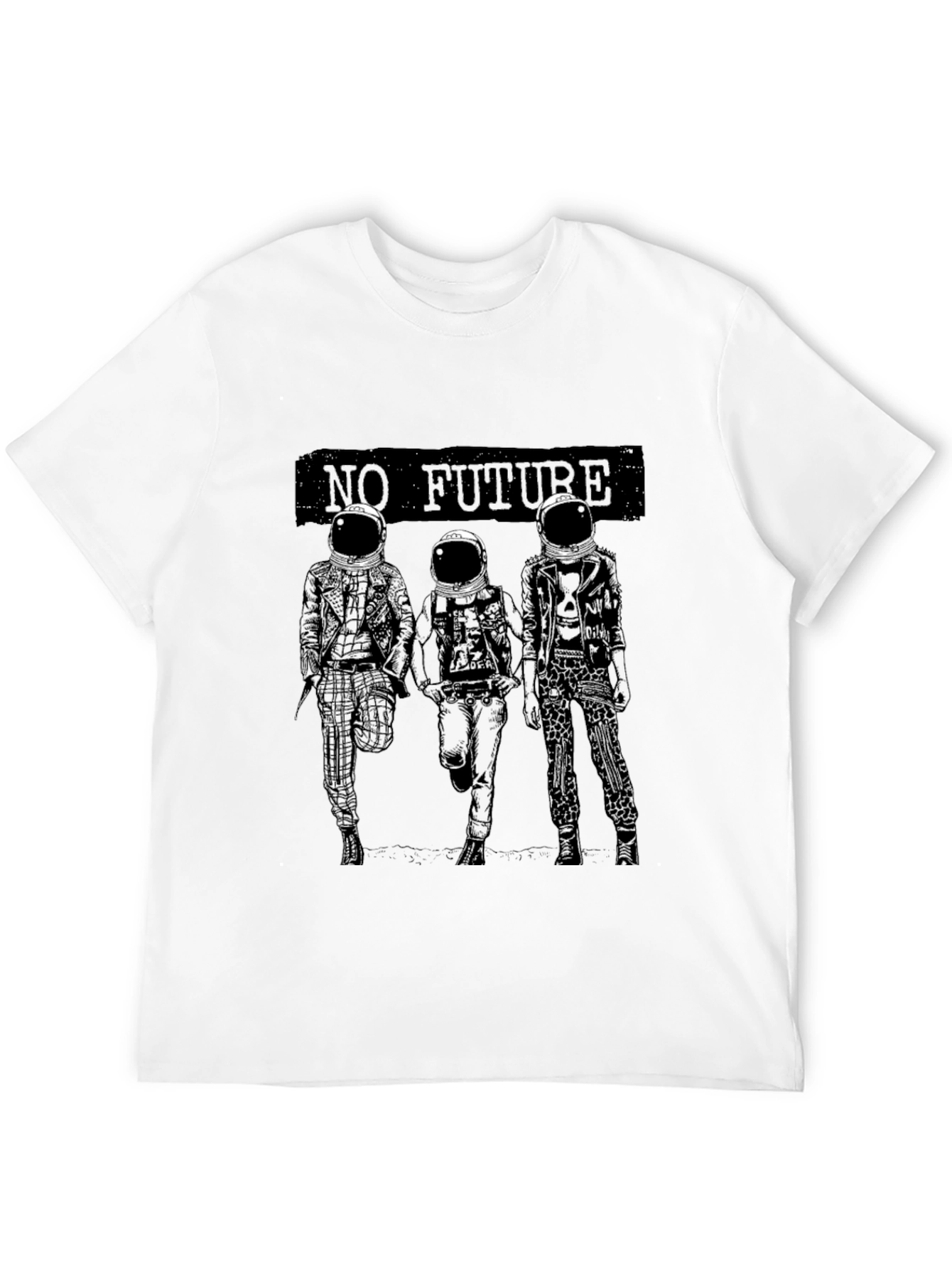 No Future Spaceman Graphic Tee - 12
