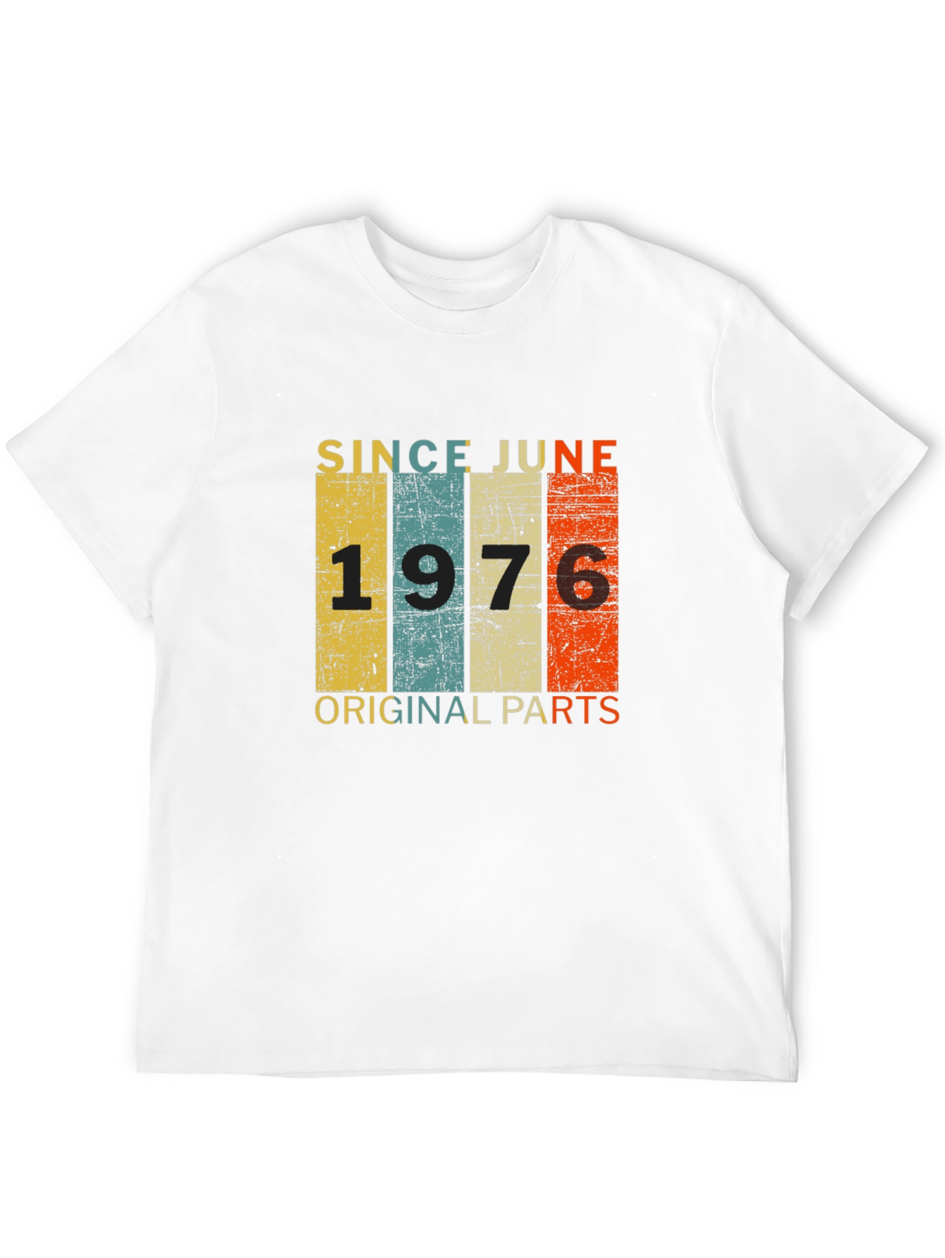 Black Vintage Since June 1976 Original Parts T-Shirt view 12