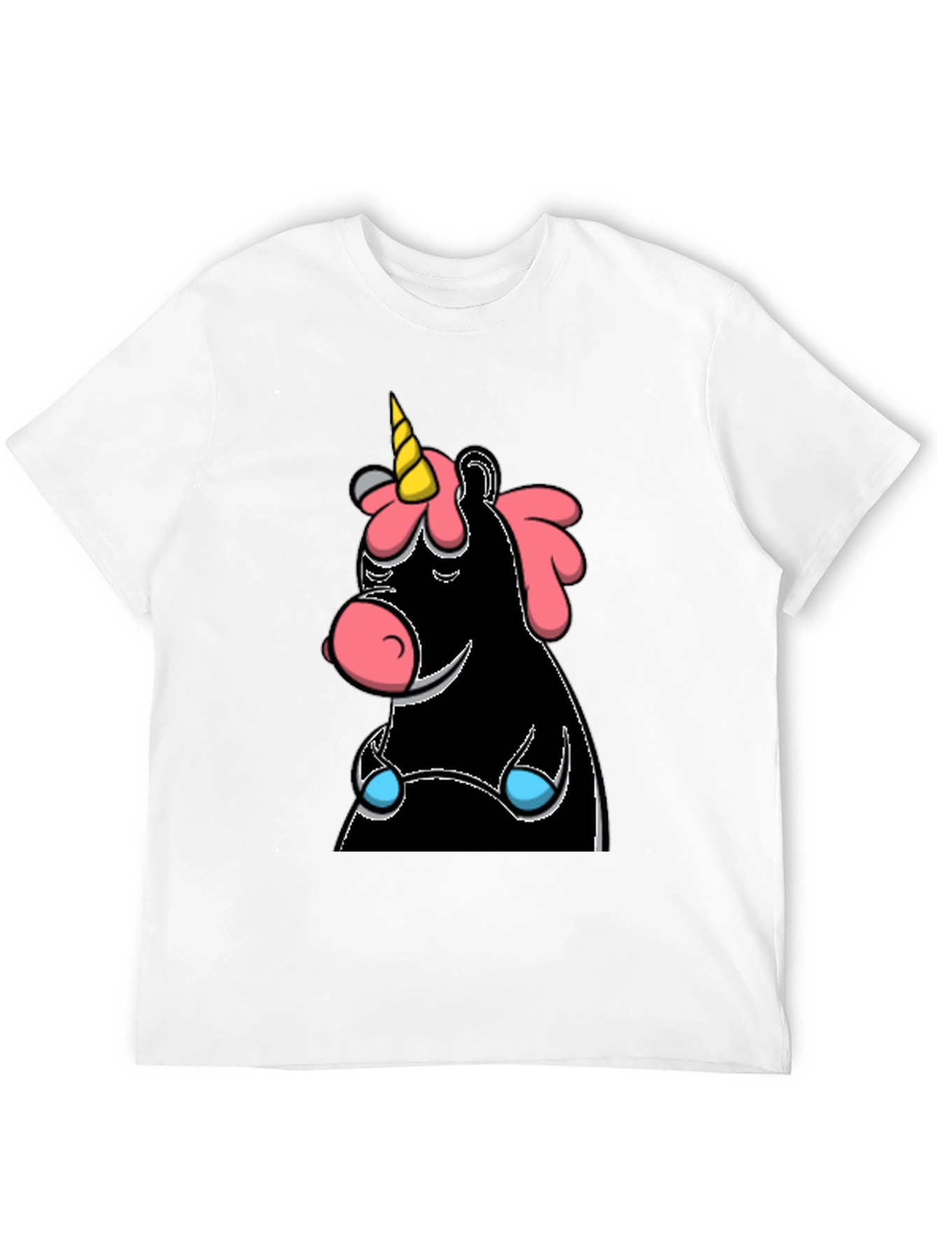 Black Unicorn Graphic T-Shirt - Black view 12
