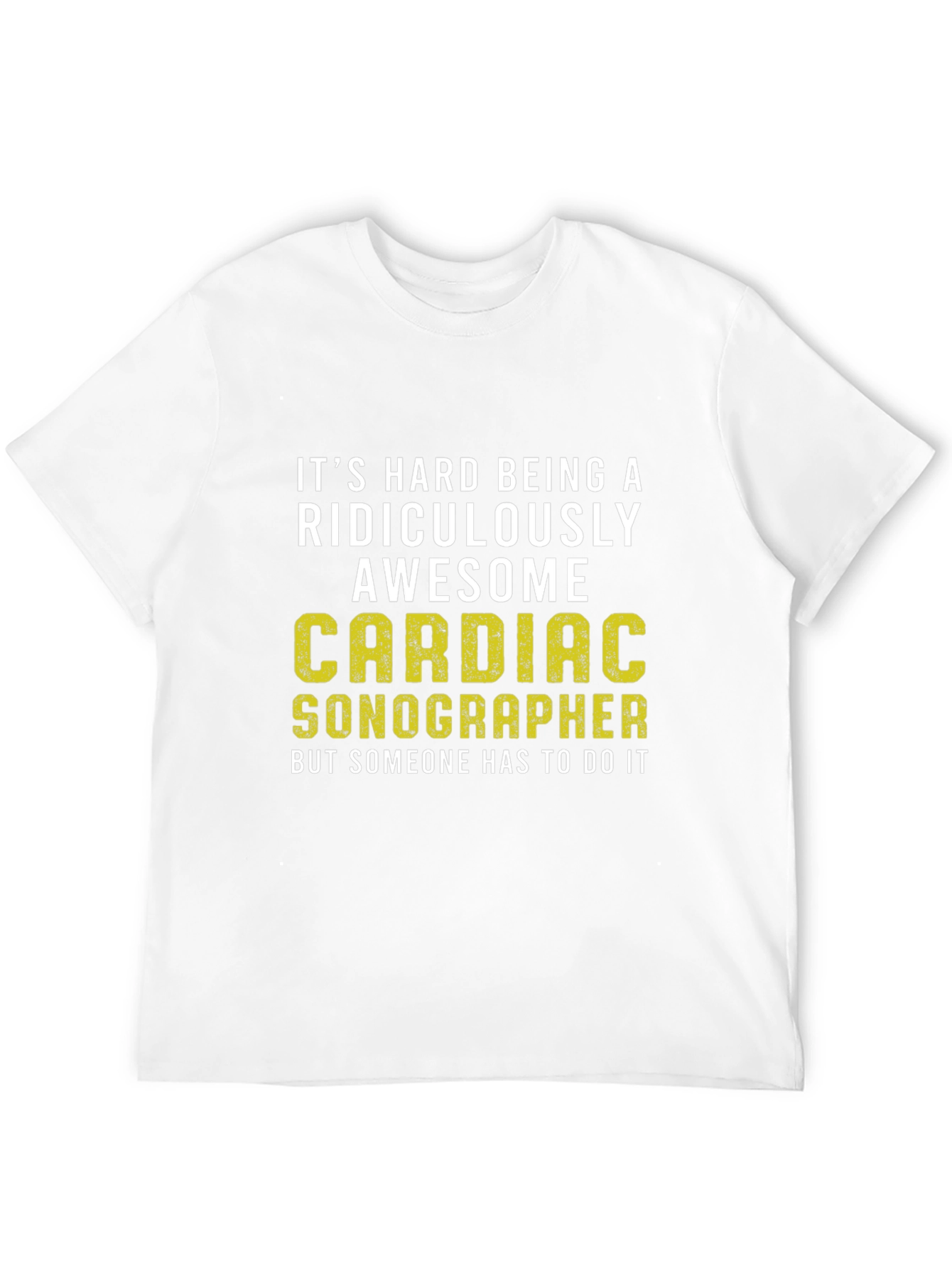 Black Cardiac Sonographer Graphic Tee view 12
