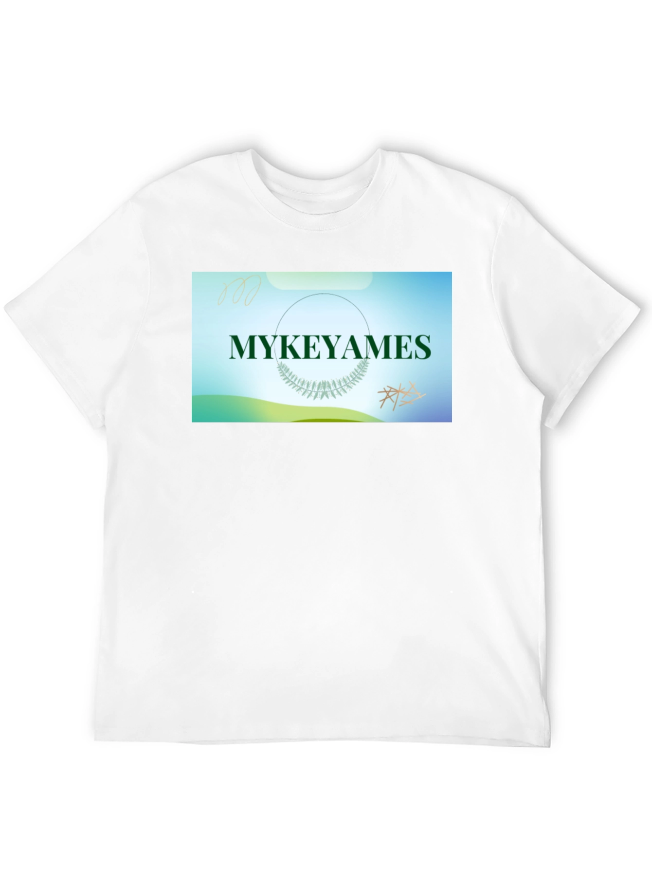 Black Mykeyames Graphic Tee - Trendy Casual Wear view 12