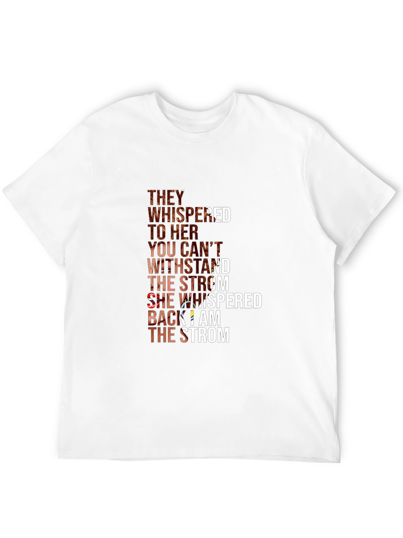 Black Empowering 'I Am The Storm' Graphic Tee view 12