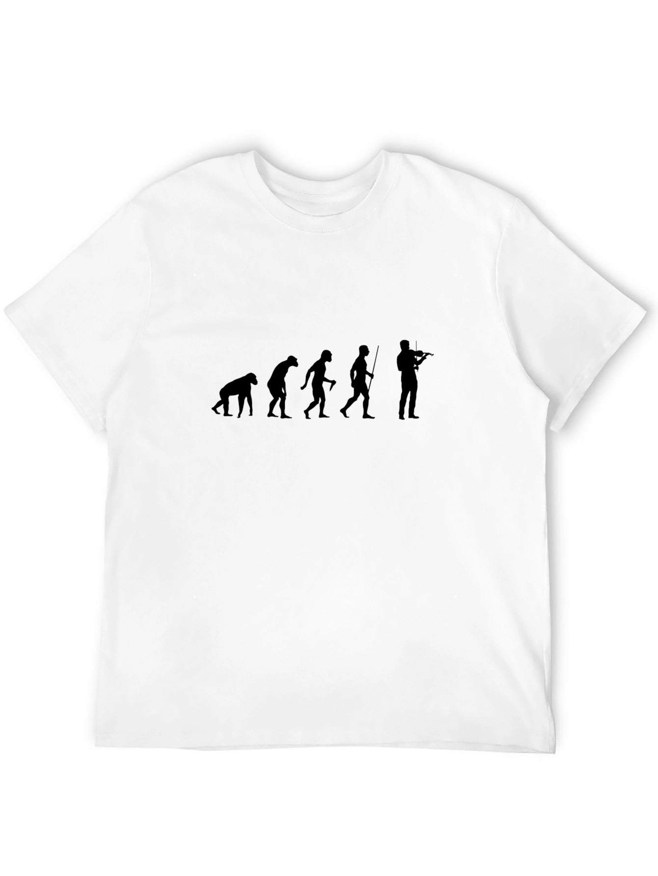 Black Evolution of Violinist Black T-Shirt view 12