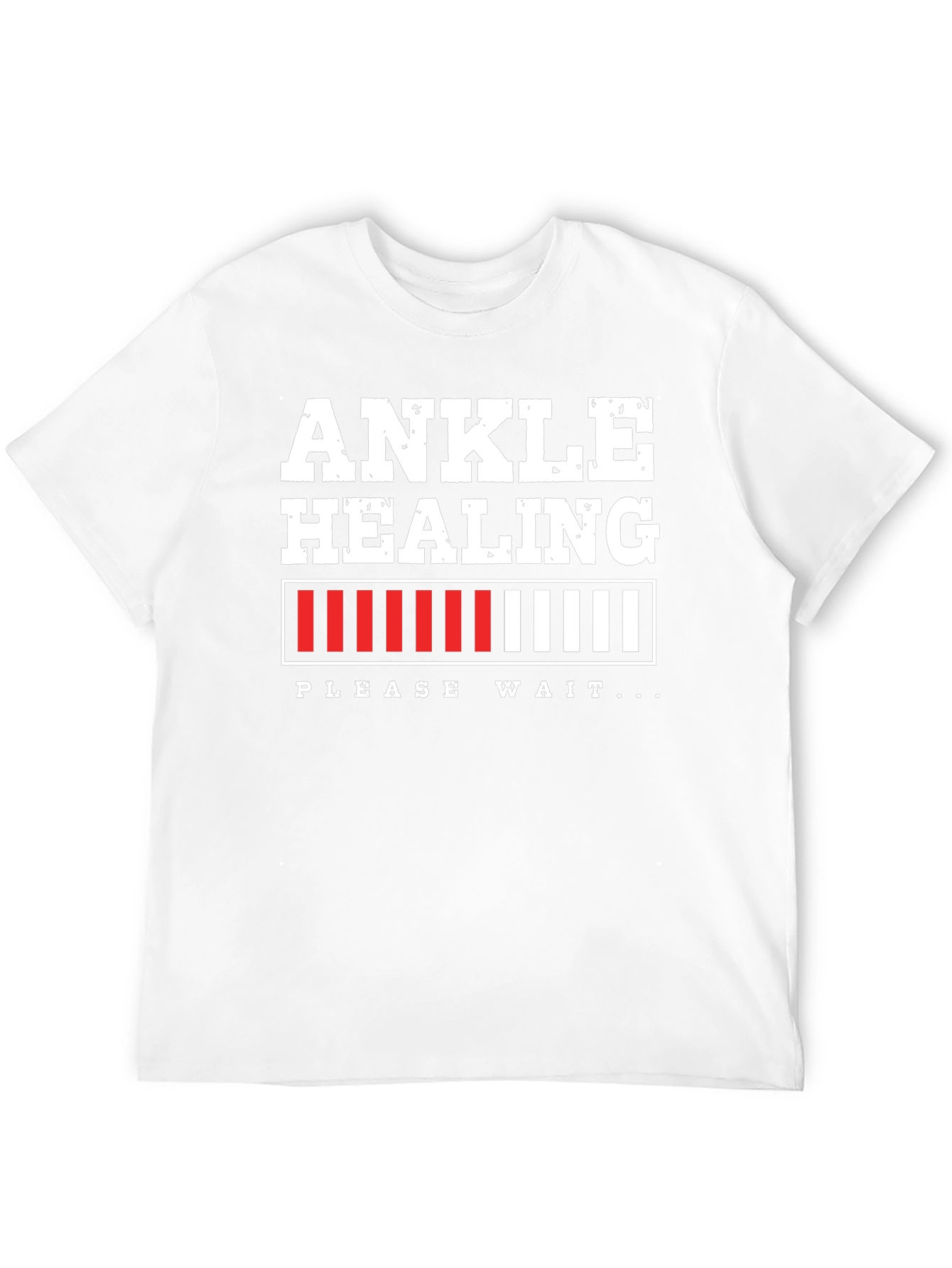 Black Ankle Healing Loading T-Shirt view 12