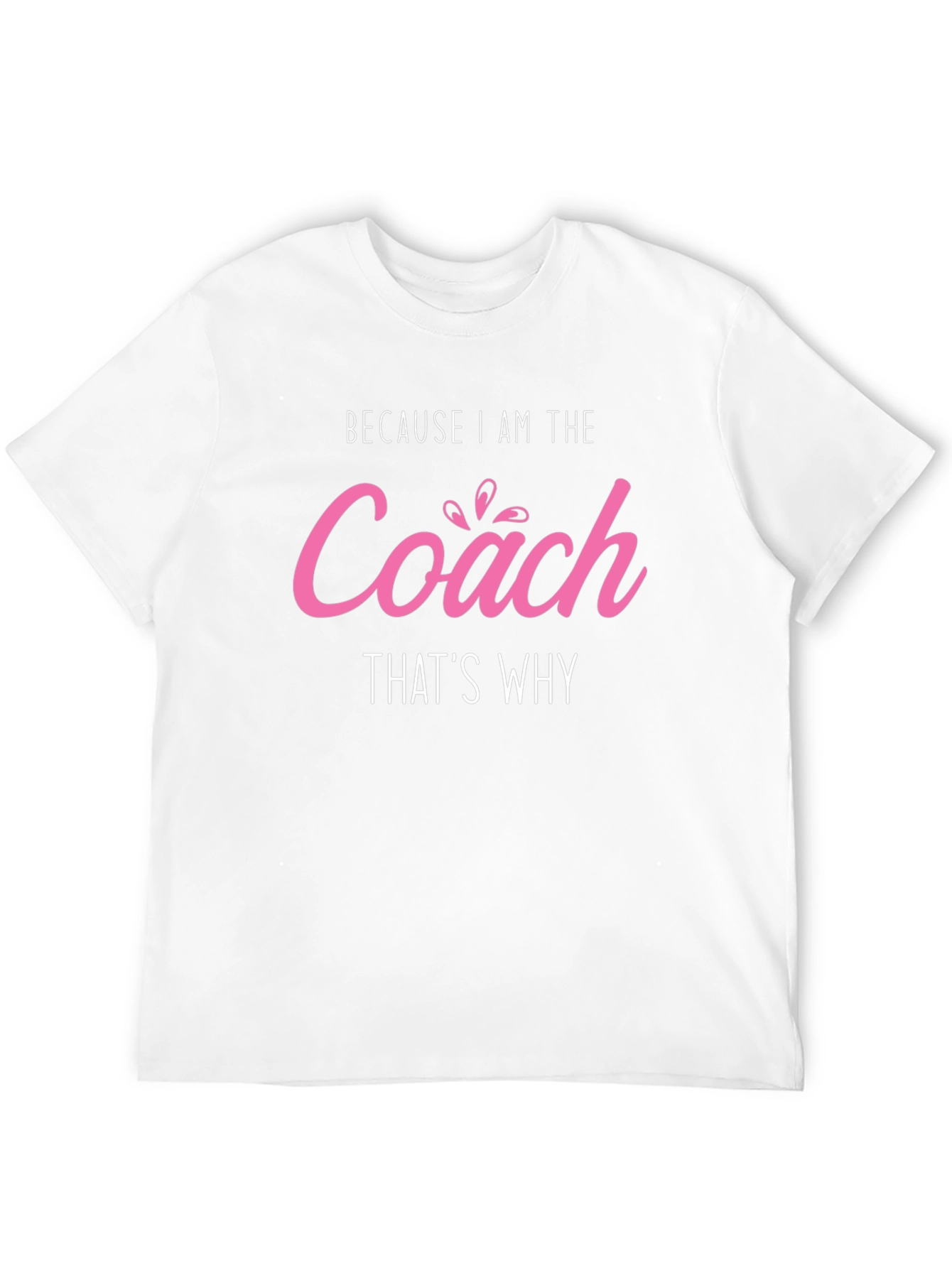 Black Because I am the Coach T-Shirt view 12