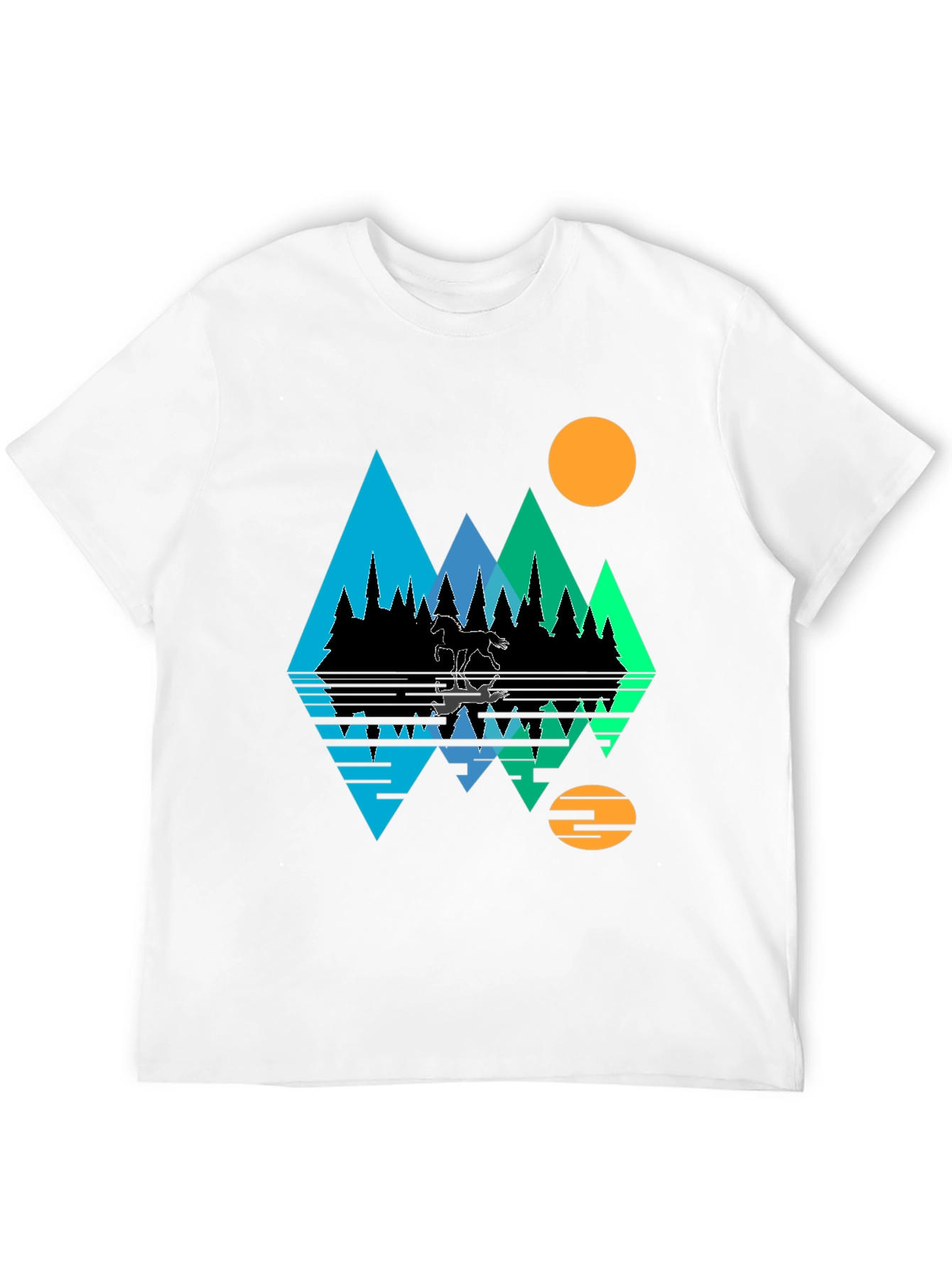 Black Mountain & Moon Graphic Tee view 12