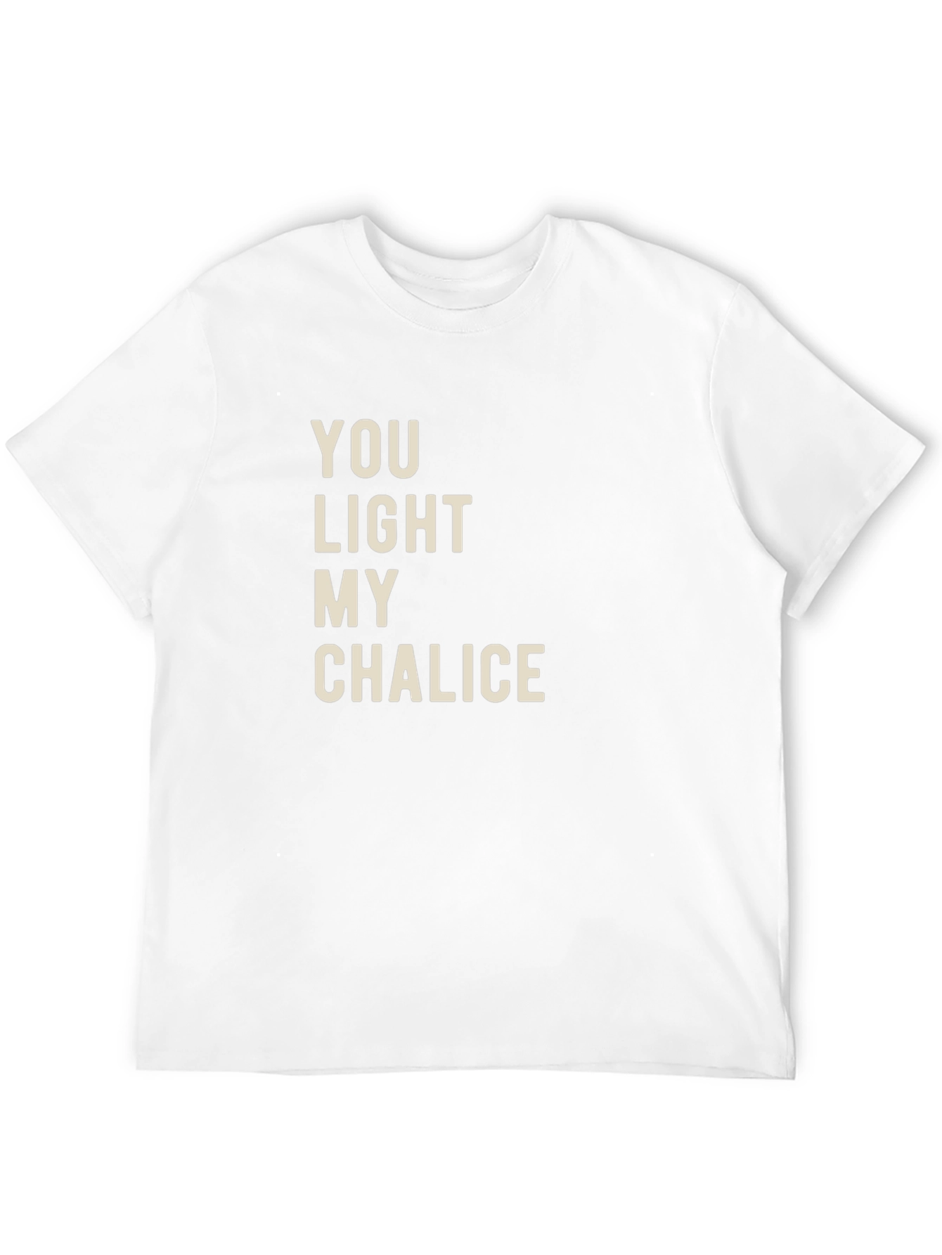 Black You Light My Chalice T-Shirt - Funny Graphic Tee view 12