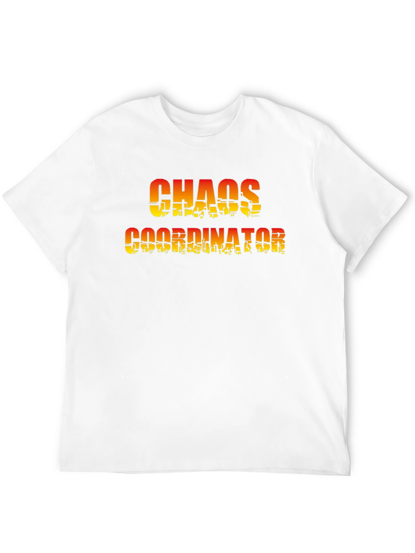 Black Chaos Coordinator Black T-Shirt view 12