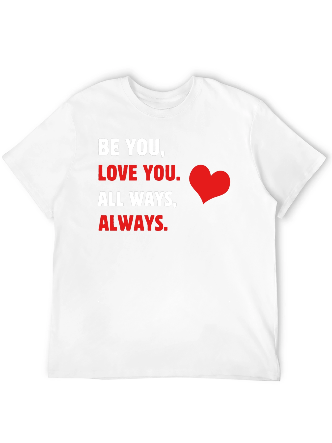 Black Be You Love You Graphic T-Shirt view 12