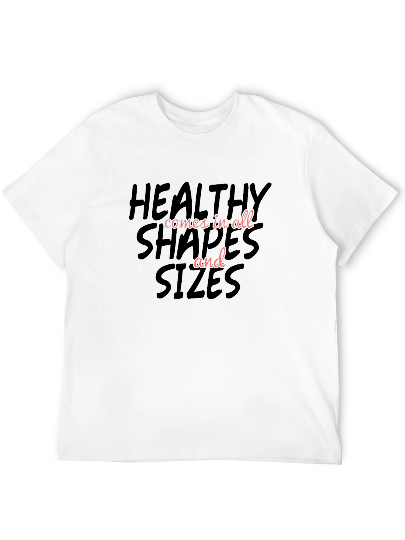 Black Inclusive Black T-Shirt: Healthy Shapes & Sizes view 12