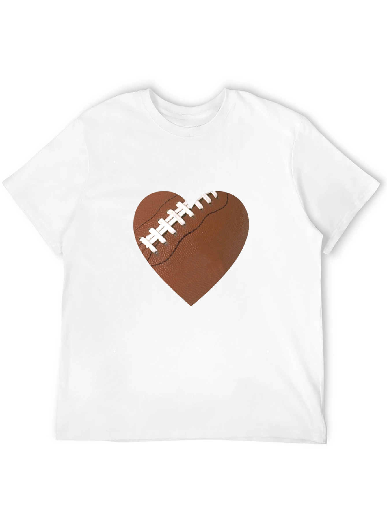Black Football Heart Graphic Tee - Love the Game! view 12
