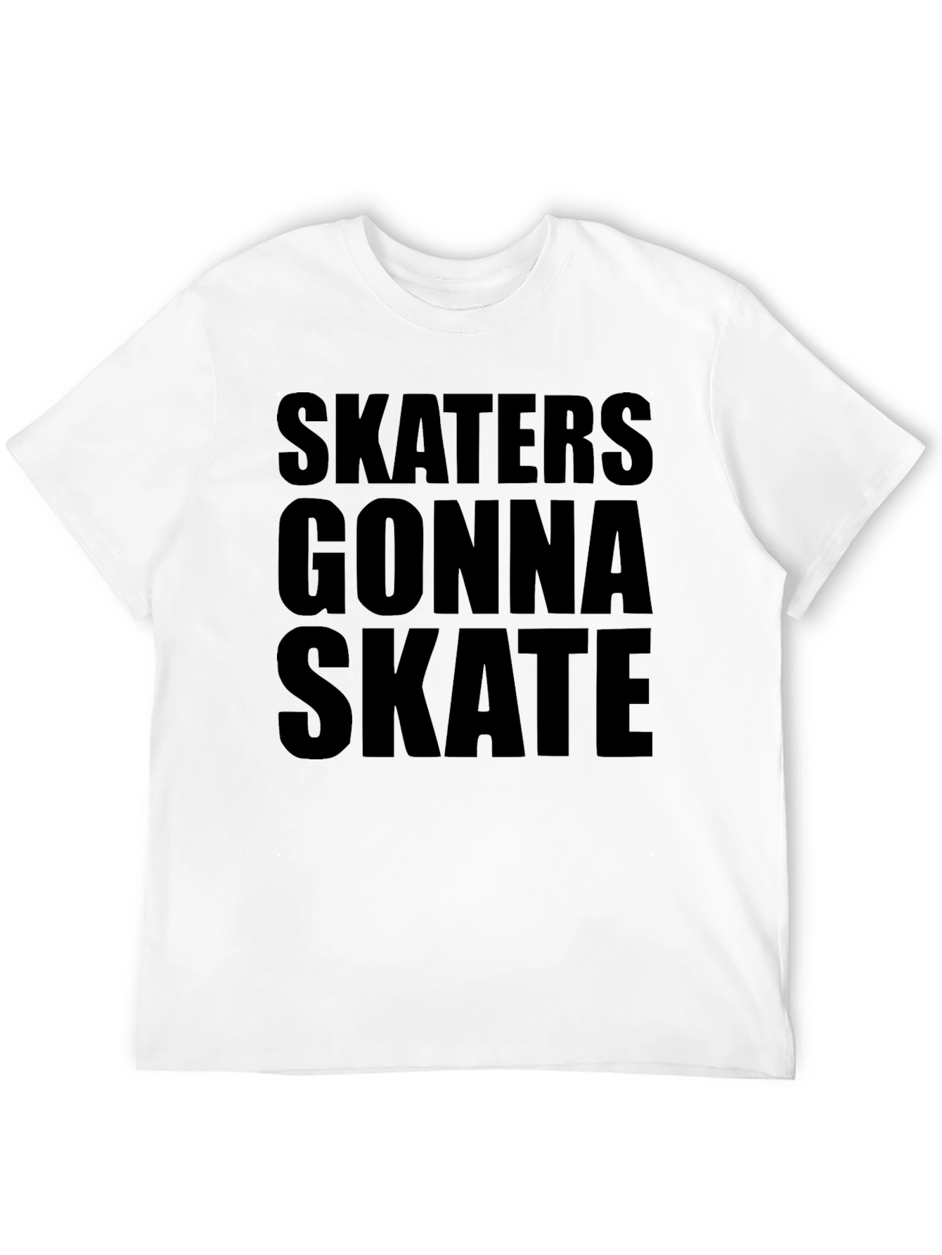 Black Skaters Gonna Skate Graphic Tee - Black view 12