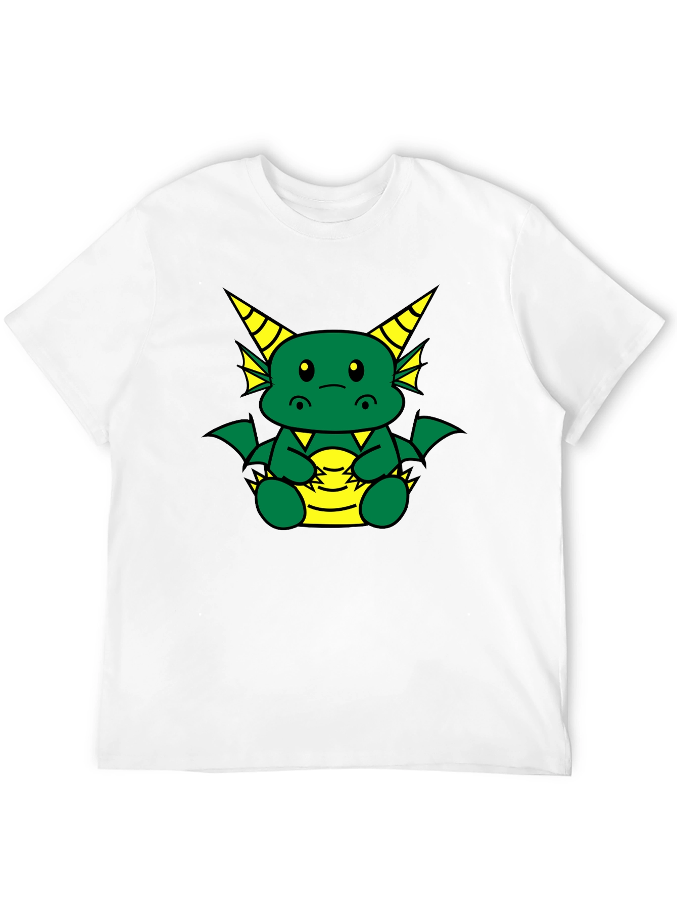 Black Cute Dragon Graphic T-Shirt - Black view 12