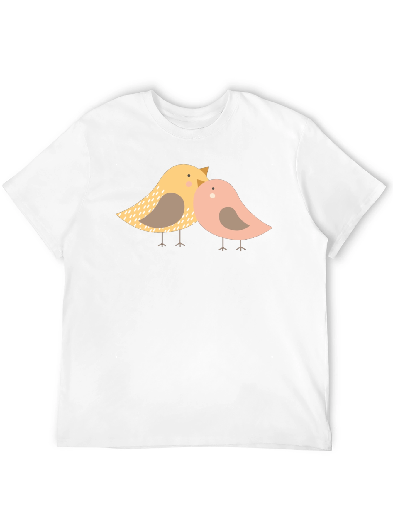 Black Cute Bird Graphic Tee - Black view 12