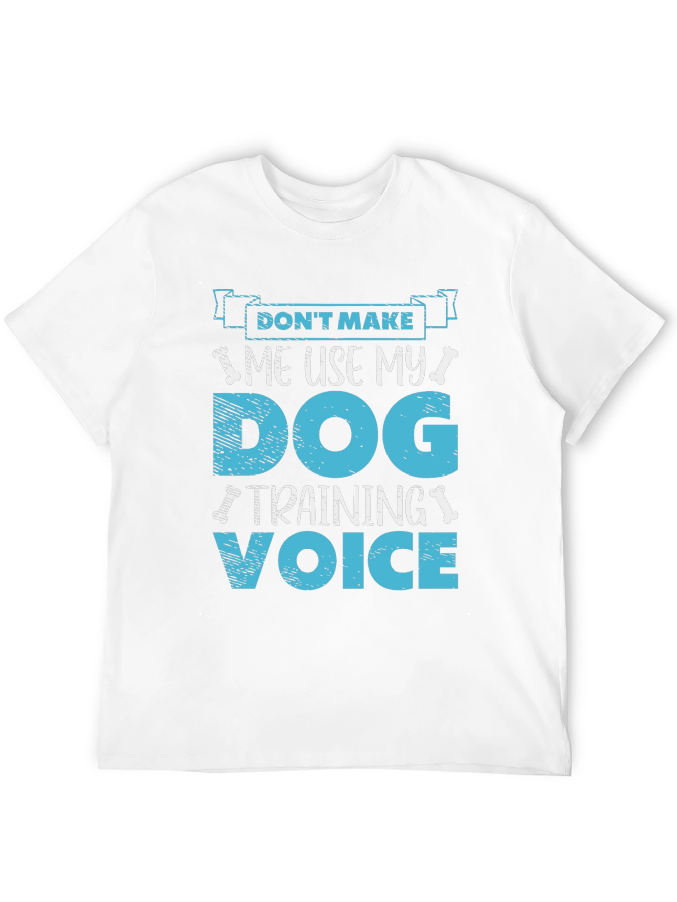 Black Dog Training Voice T-Shirt - Funny Dog Lover Tee view 12