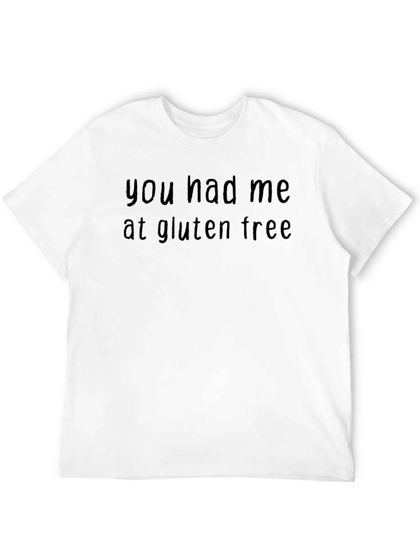 Black Gluten Free T-Shirt - Trendy Slogan Tee view 12