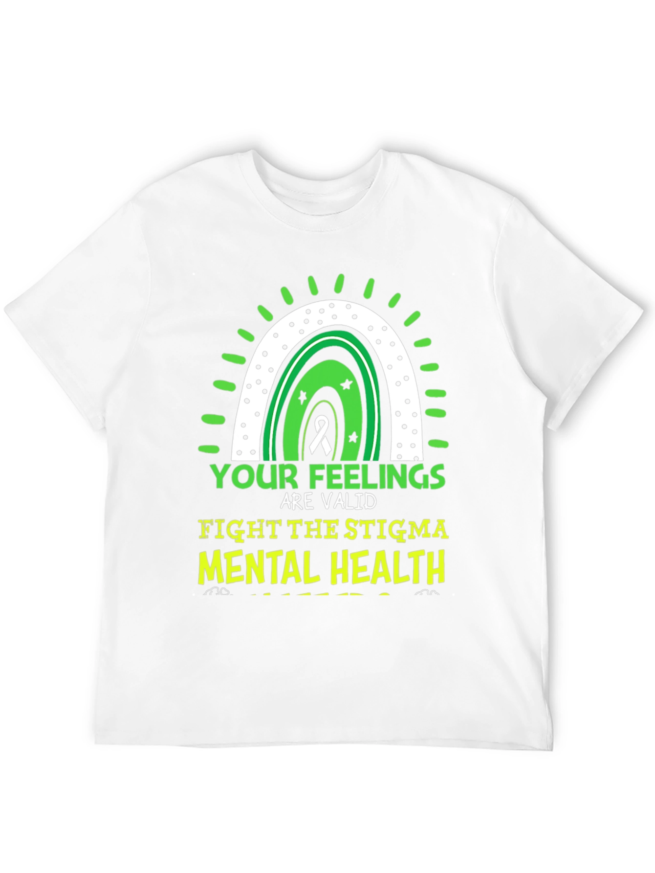 Black Mental Health Awareness Graphic Tee view 12