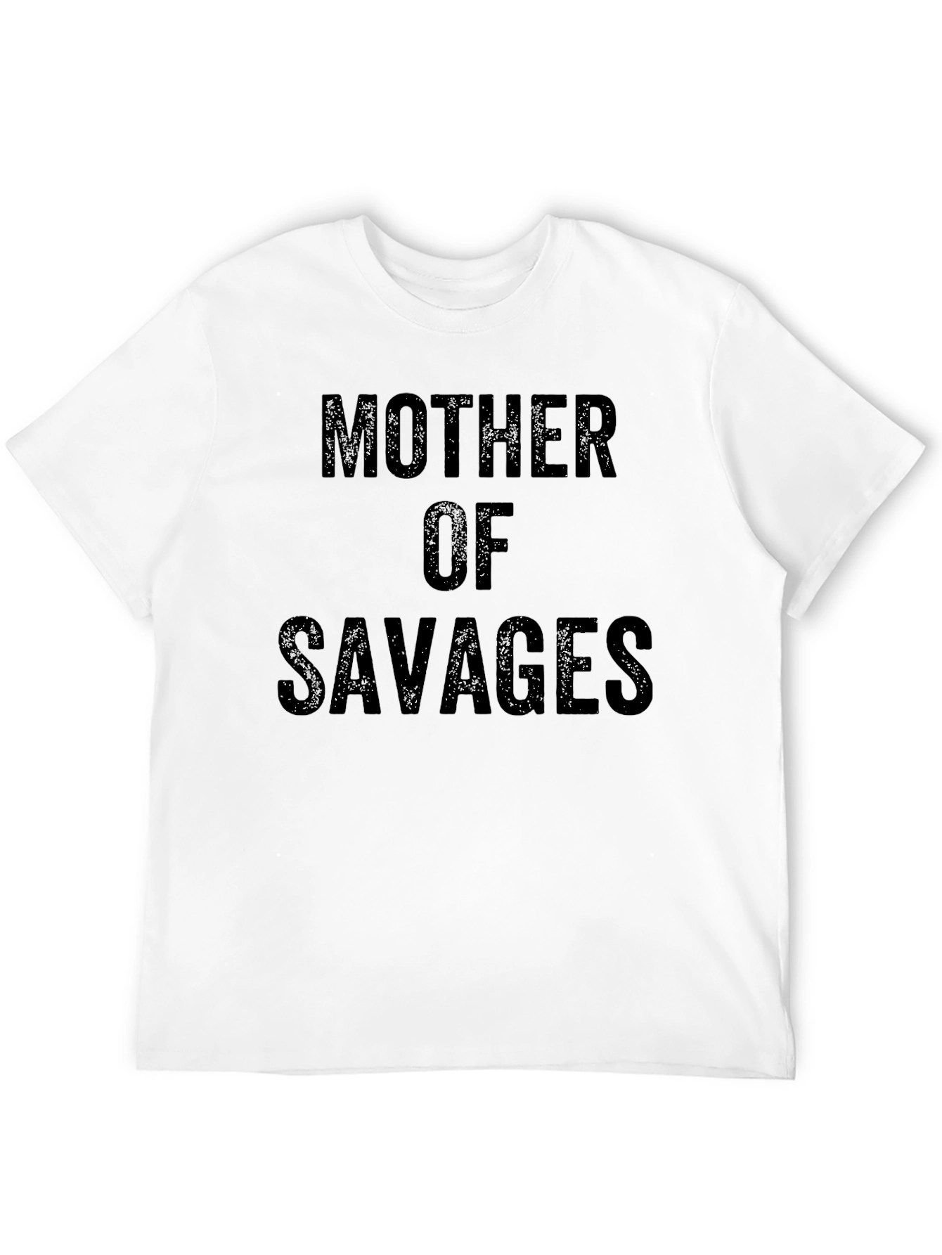Black Mother of Savages Graphic Black T-Shirt view 12