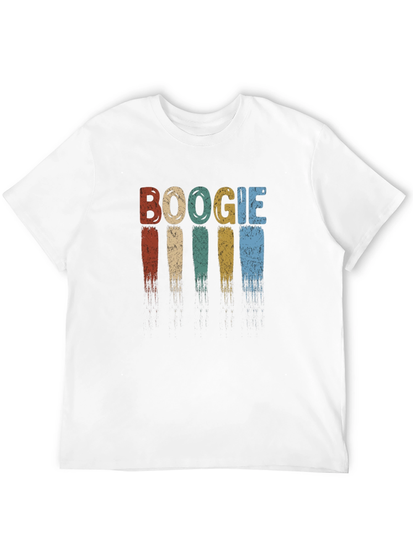 Black Boogie Retro Style Graphic Tee - Black view 12