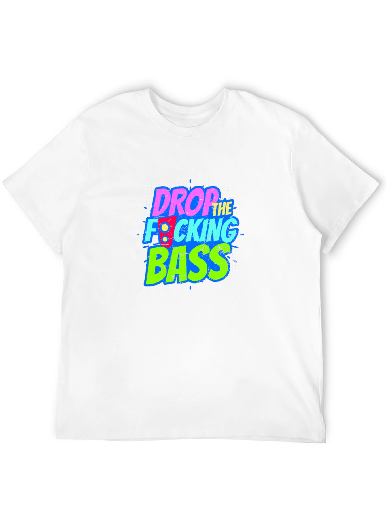 Black Drop the Bass Graphic Tee - Black Cotton Comfort view 12