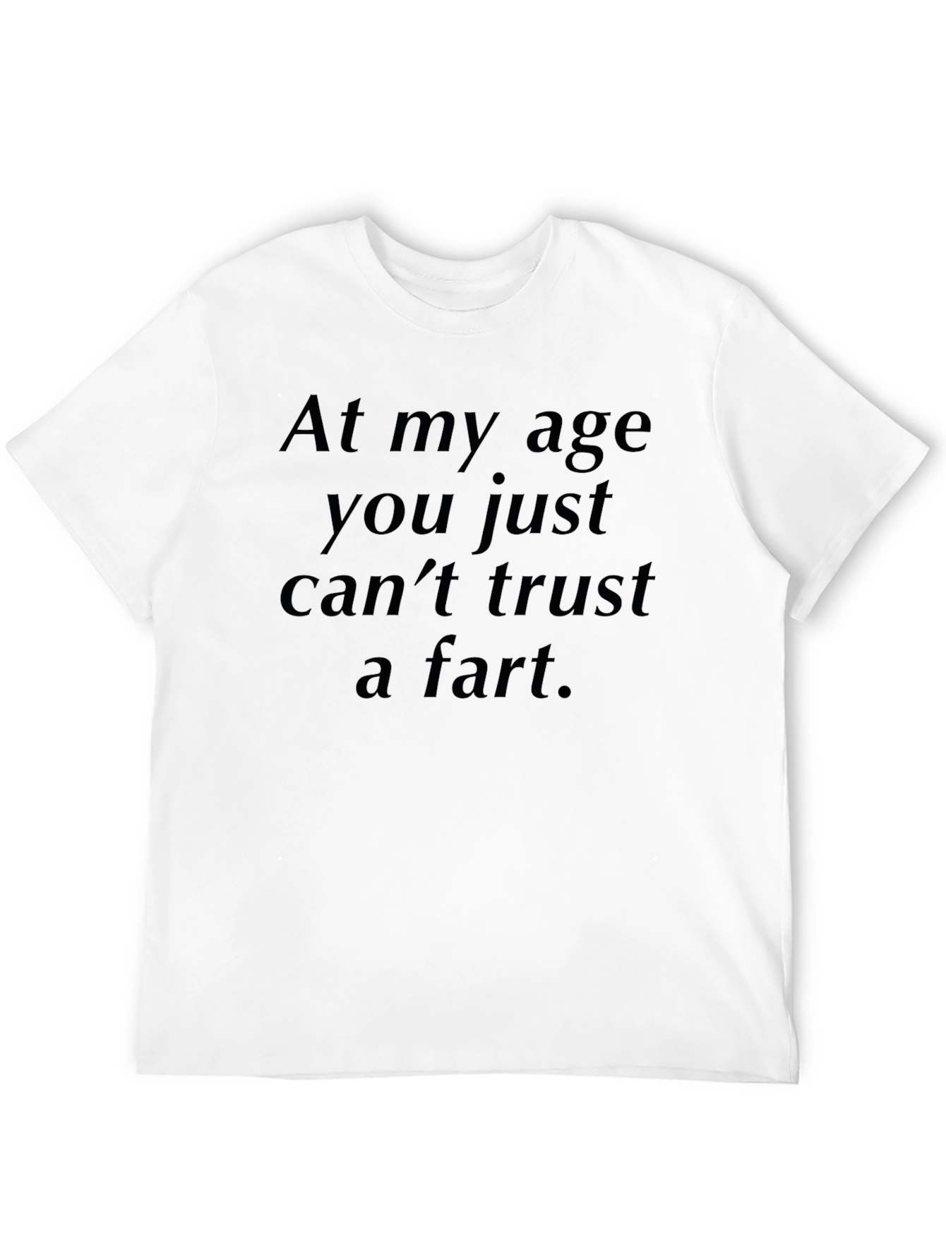 Black Funny 'Can't Trust a Fart' Graphic Tee view 12