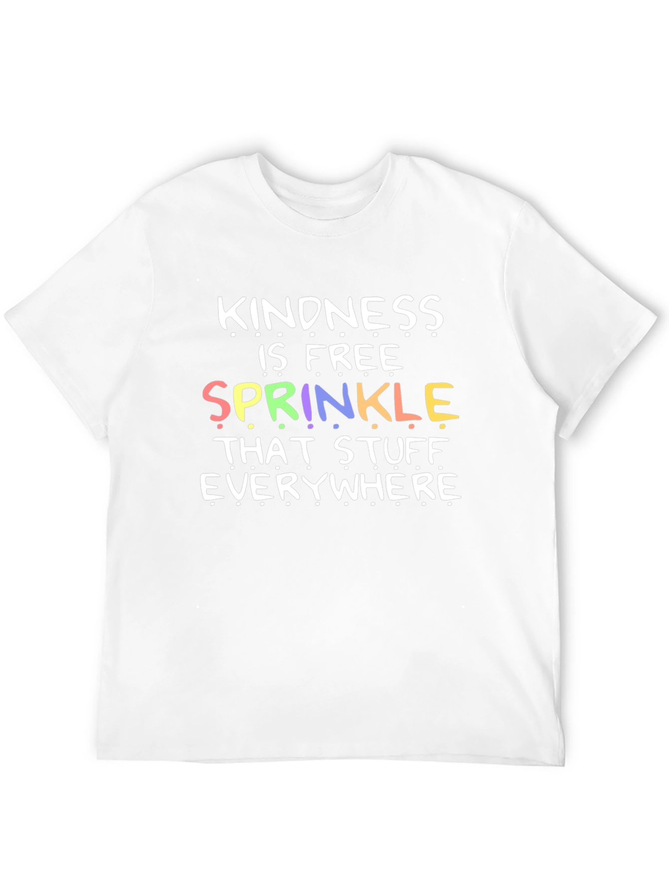 Black Kindness Sprinkle Graphic Tee view 12