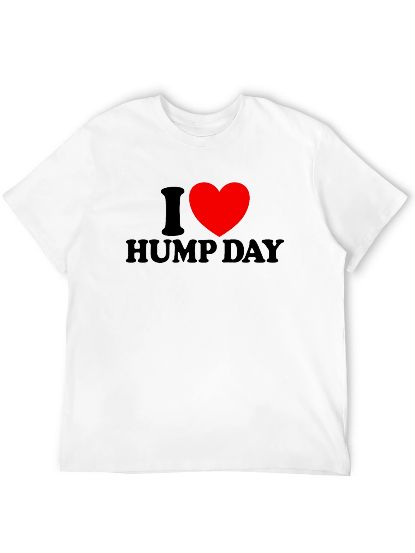 Black I Heart Hump Day T-Shirt - Black Short Sleeve view 12