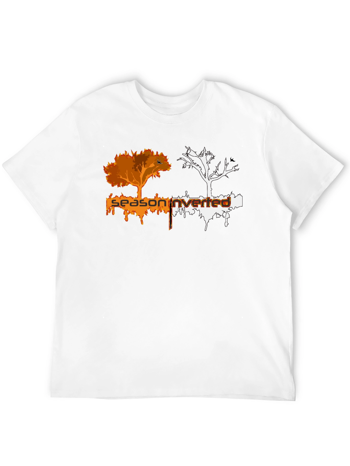 Black Season Inverted Graphic T-Shirt view 12