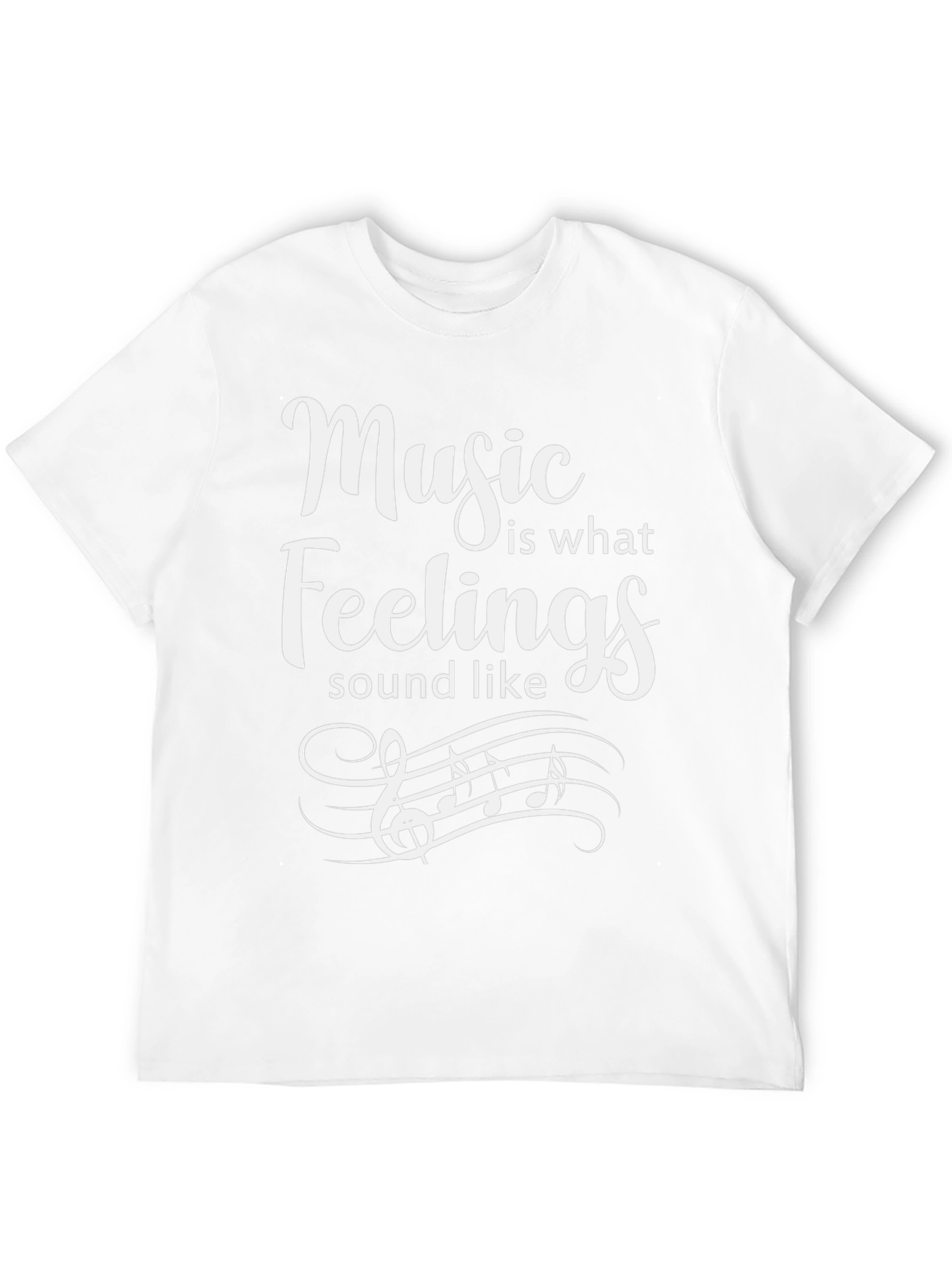 Black Music is What Feelings Sound Like Black T-Shirt view 12