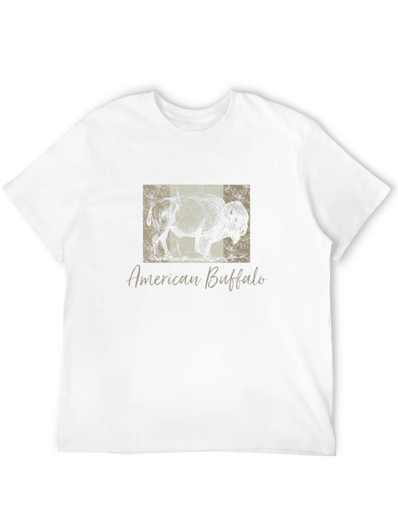 Black American Buffalo Graphic Print Tee view 12