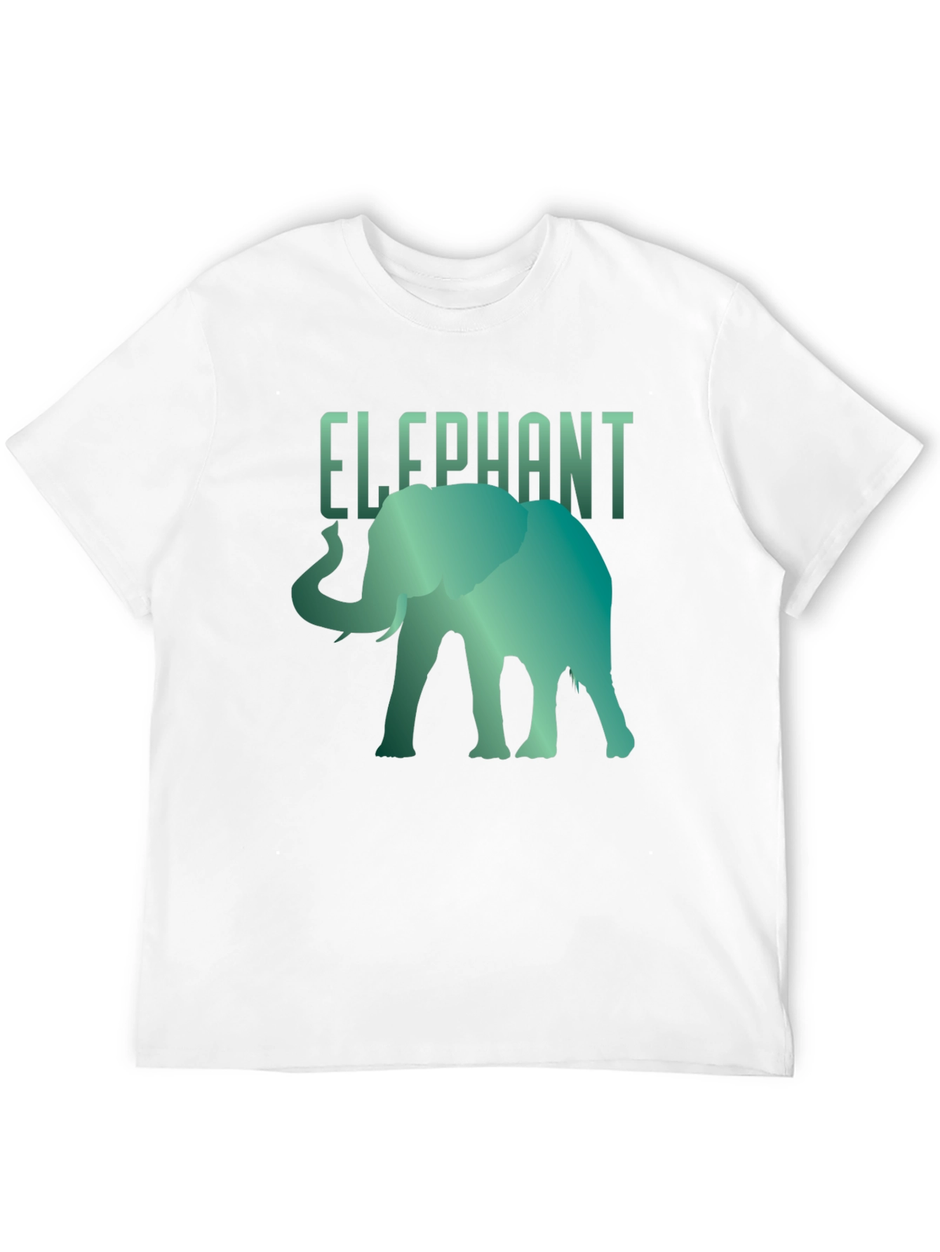 Black Elephant Graphic Tee - Cool Animal Design T-Shirt view 12