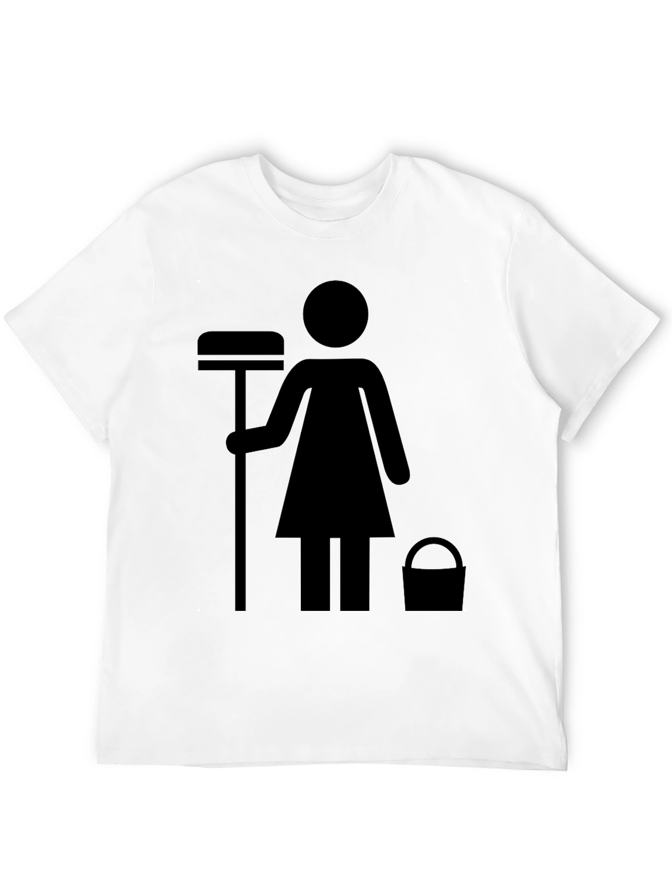 Black Maid Service T-Shirt - Funny House Cleaning Shirt view 12