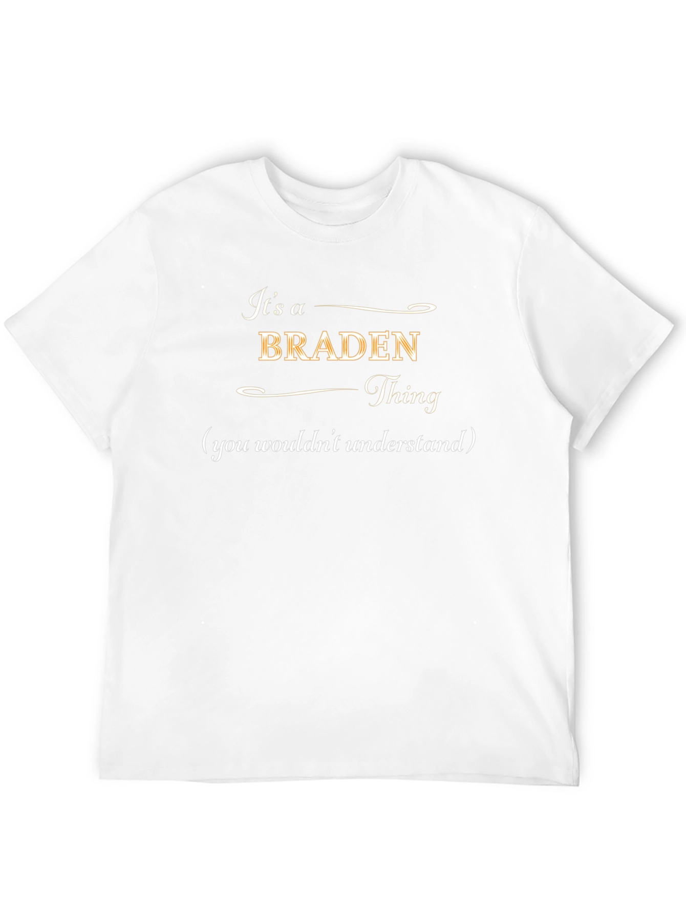 Black It's a Braden Thing T-Shirt view 12