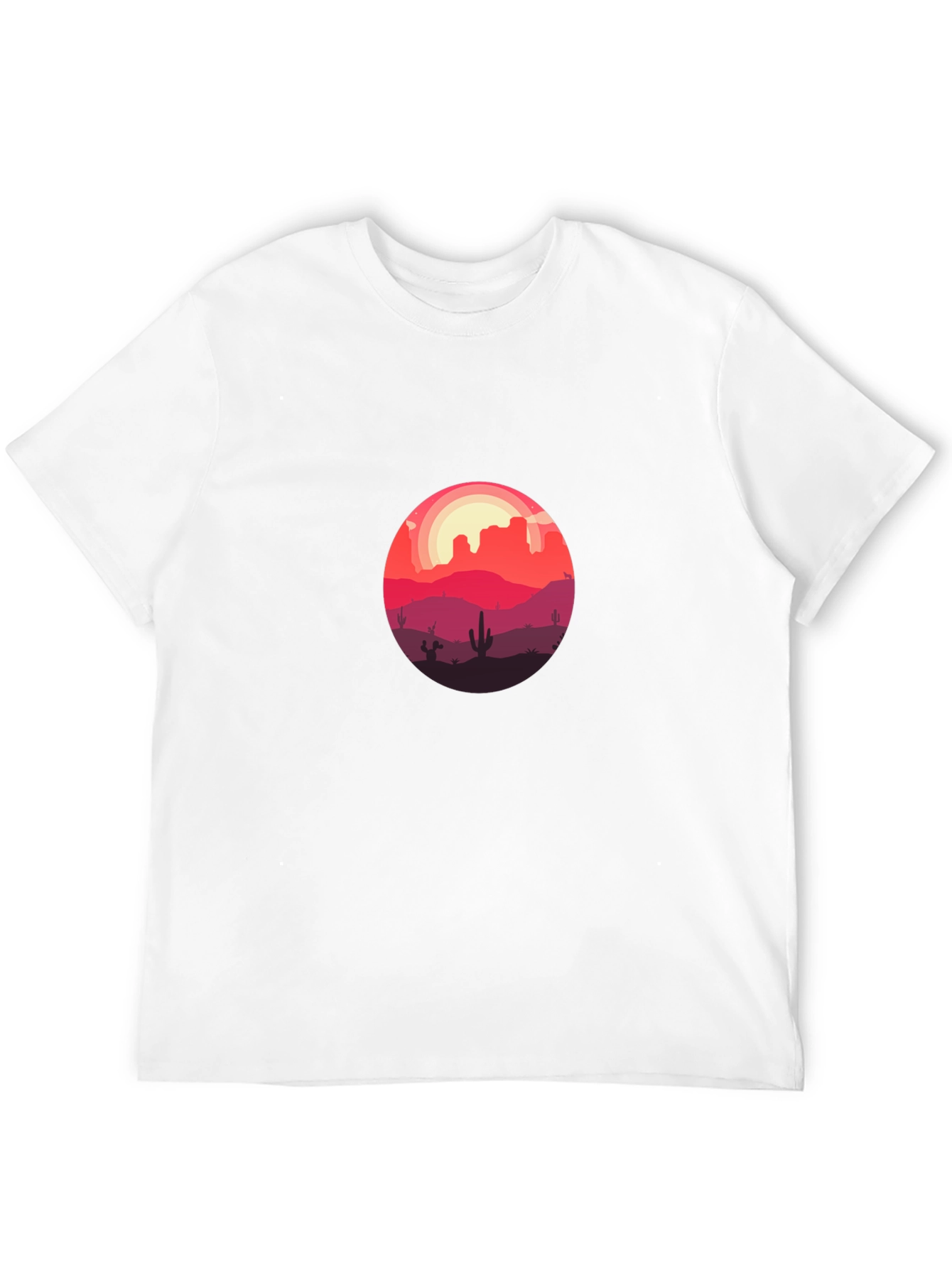 Black Desert Sunset Graphic Tee - Soft Cotton Blend view 12