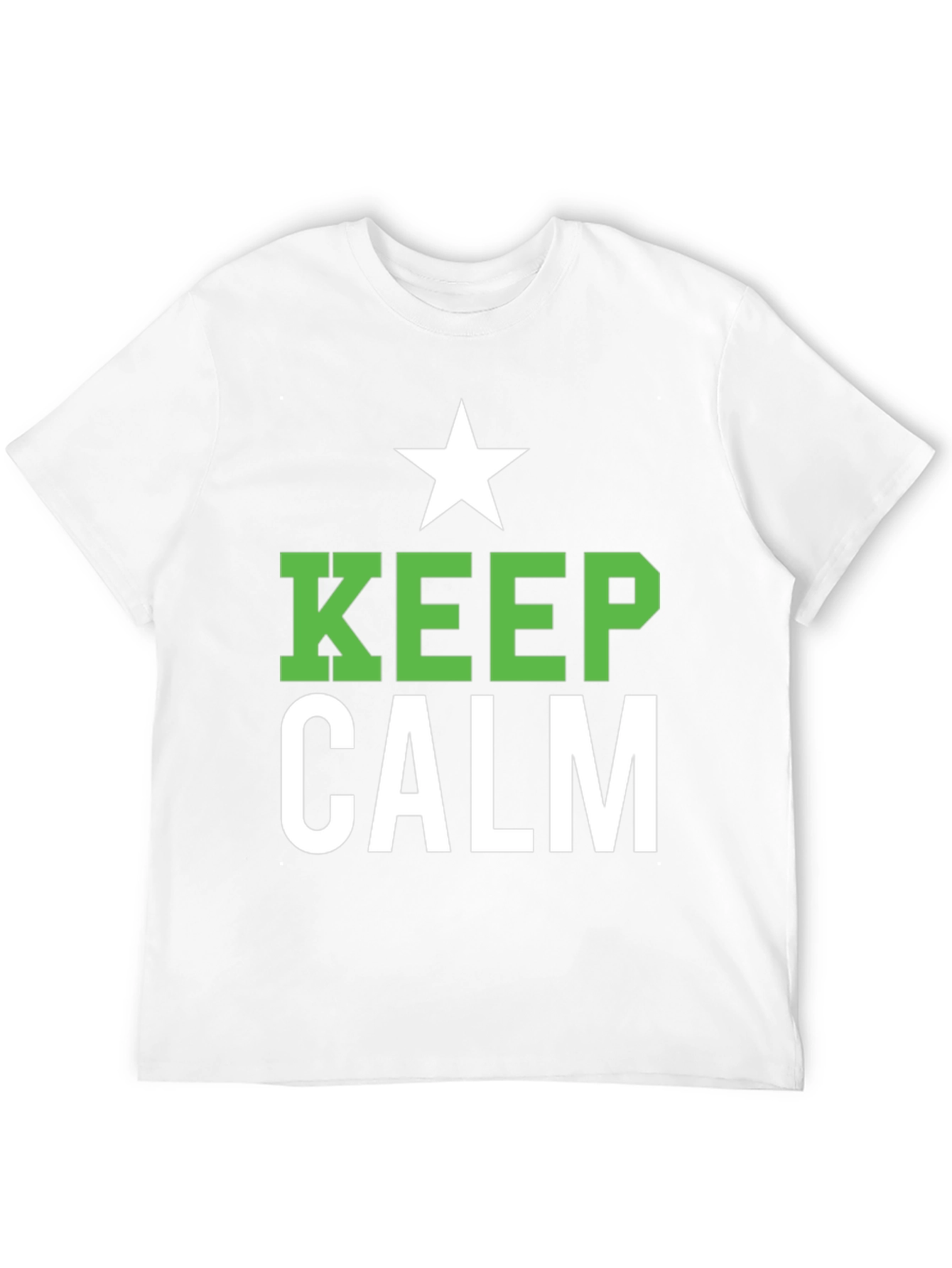 Black Keep Calm Graphic Tee - Casual Comfort view 12