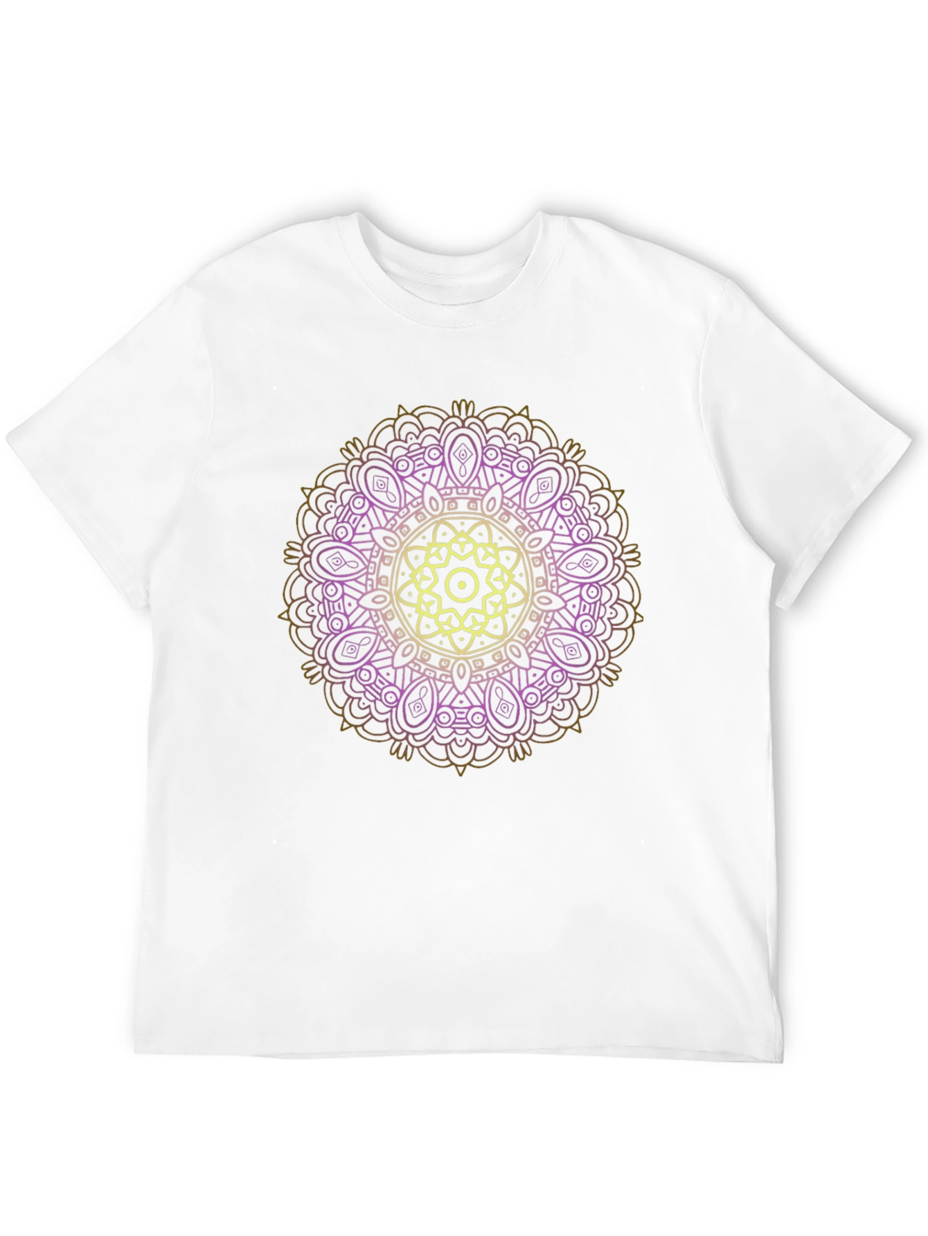 Black Mandala Graphic Tee - Stylish Black T-Shirt view 12