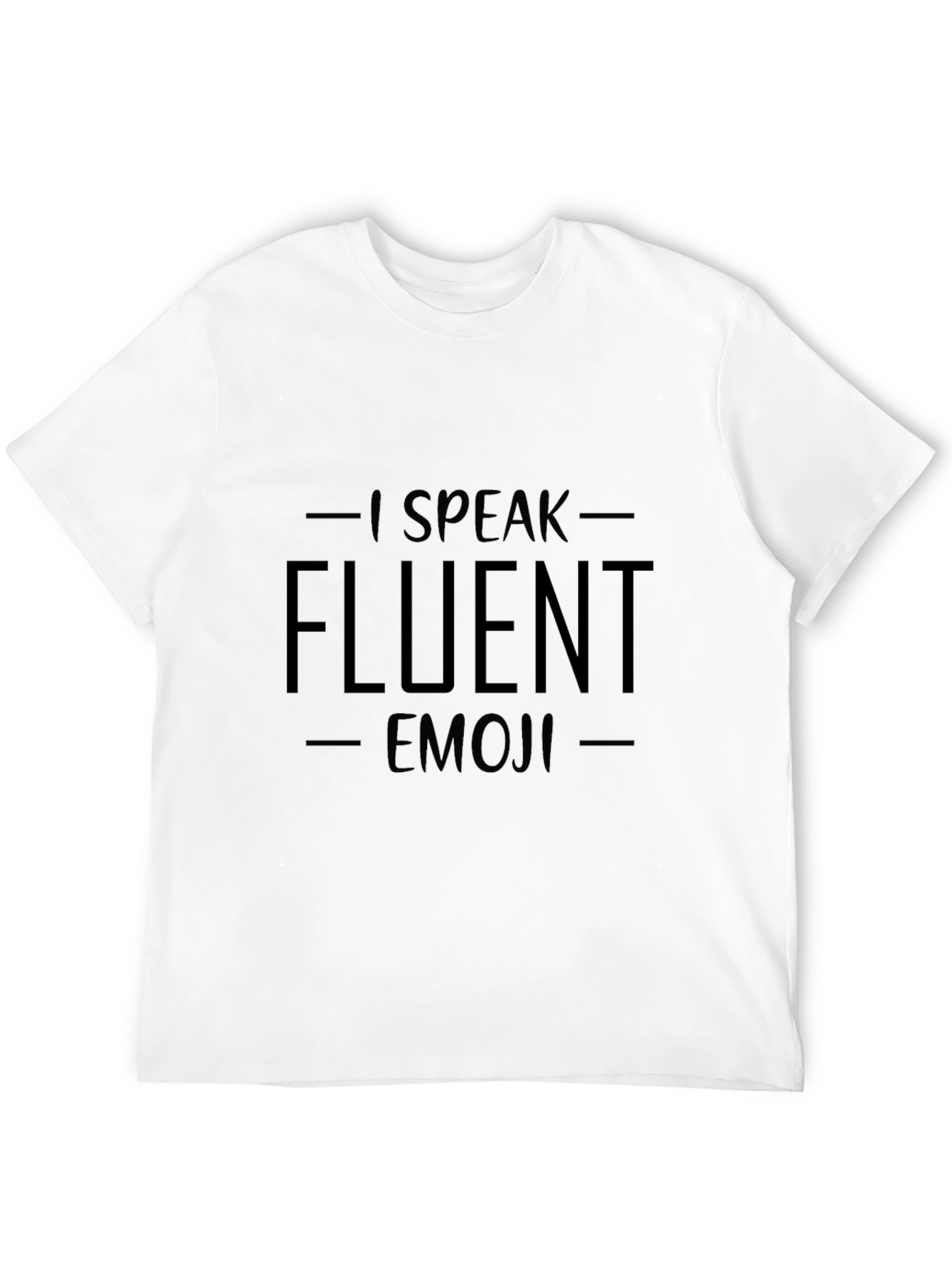 Black Fluent Emoji Graphic T-Shirt view 12