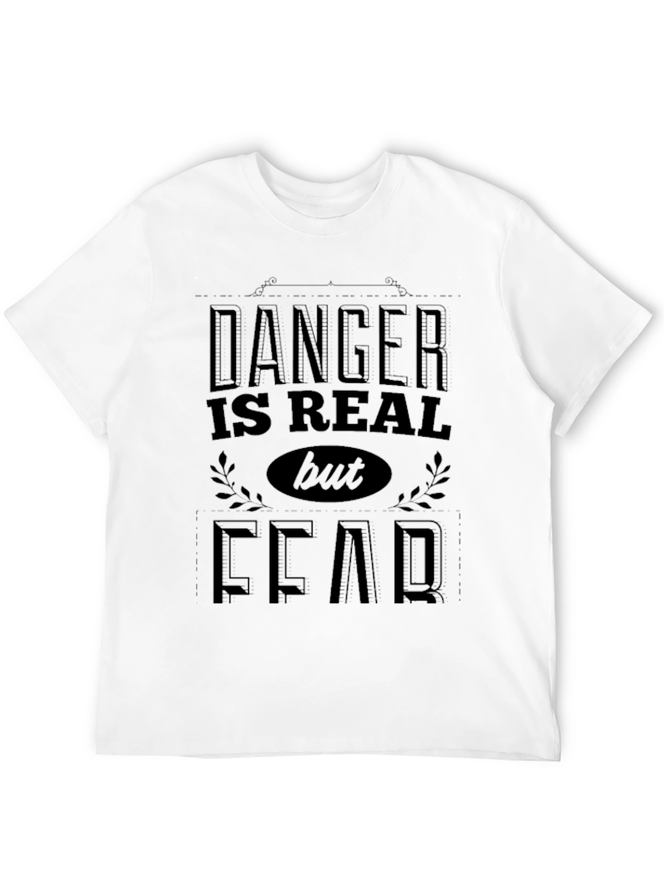 Black Danger is Real Fear T-Shirt view 12