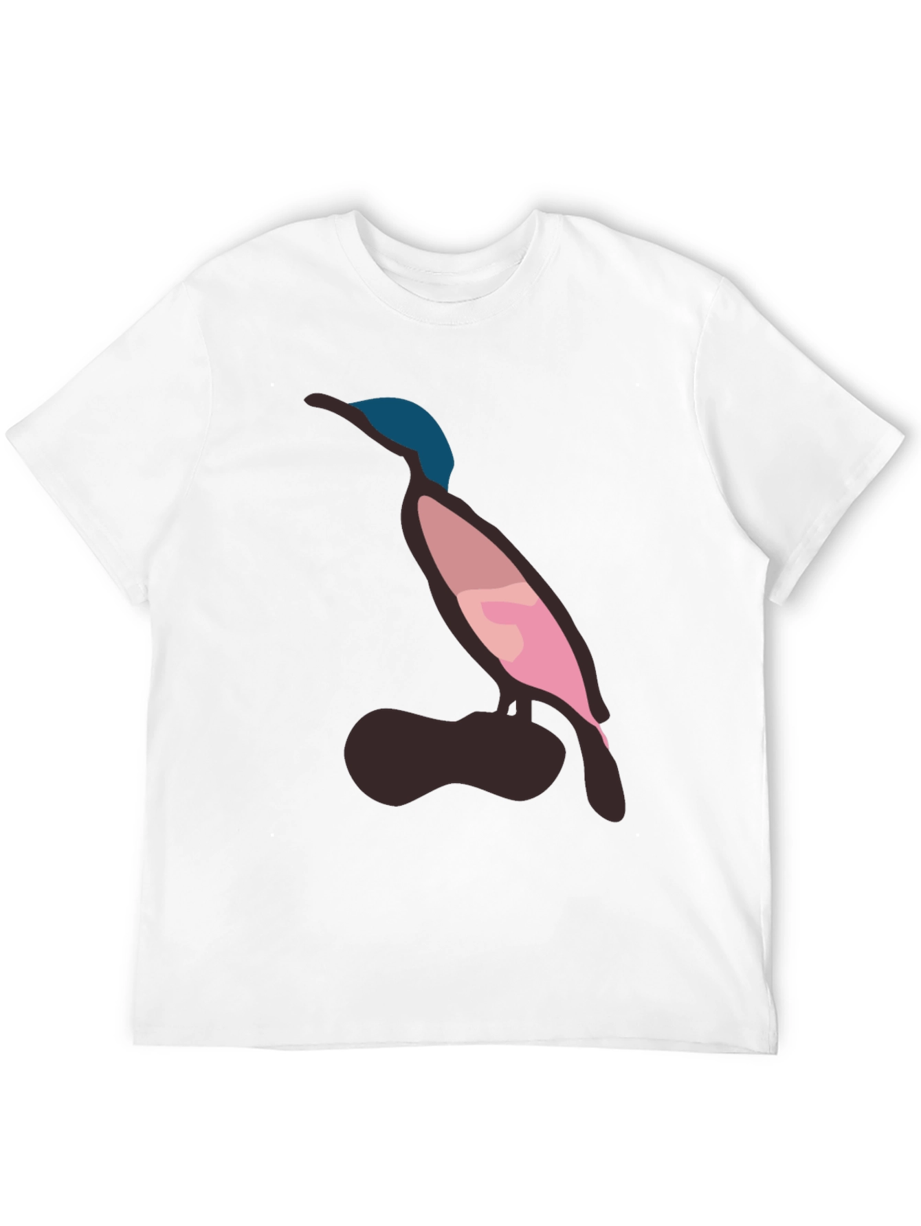 Black Modern Bird Graphic Tee - Casual Style view 12