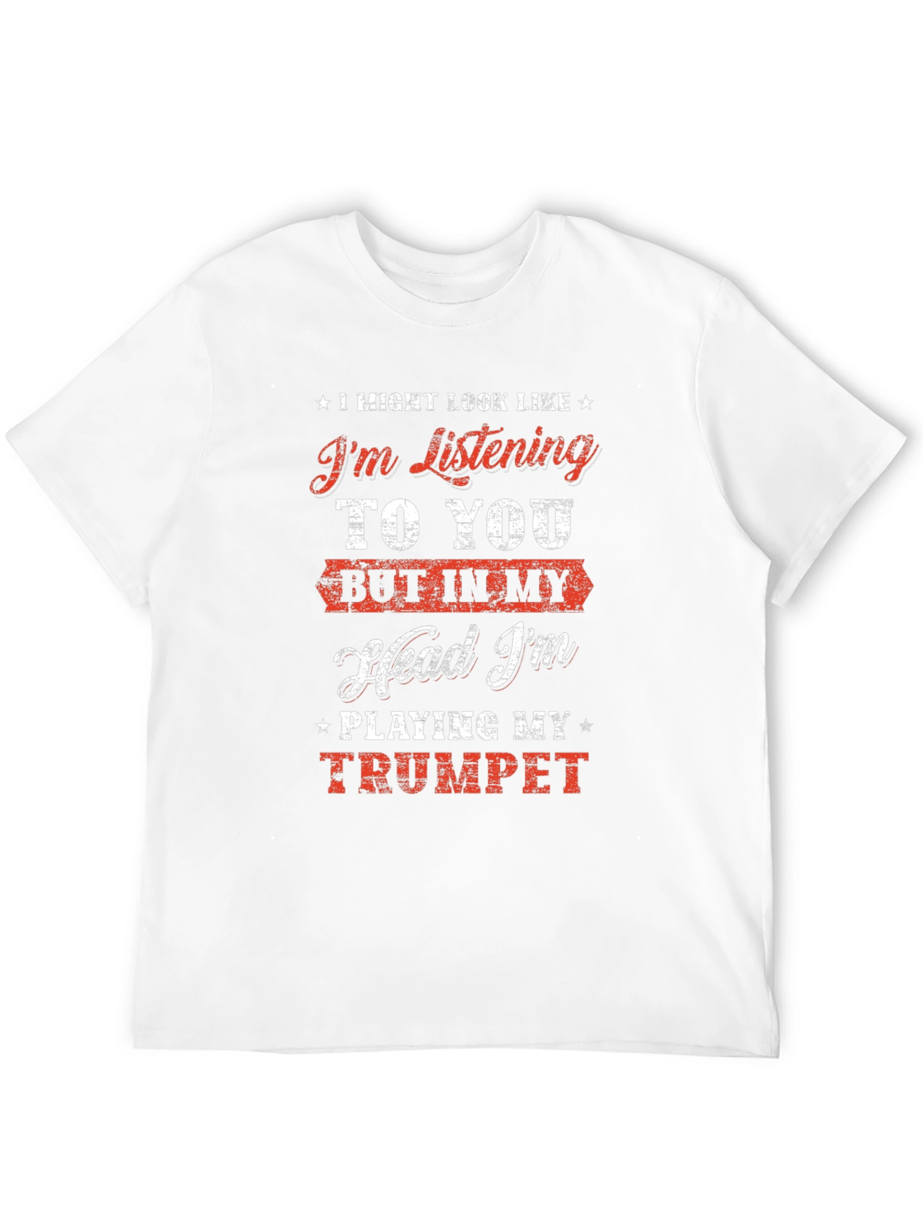 Black Trumpet Player T-Shirt - Funny Music Tee view 12