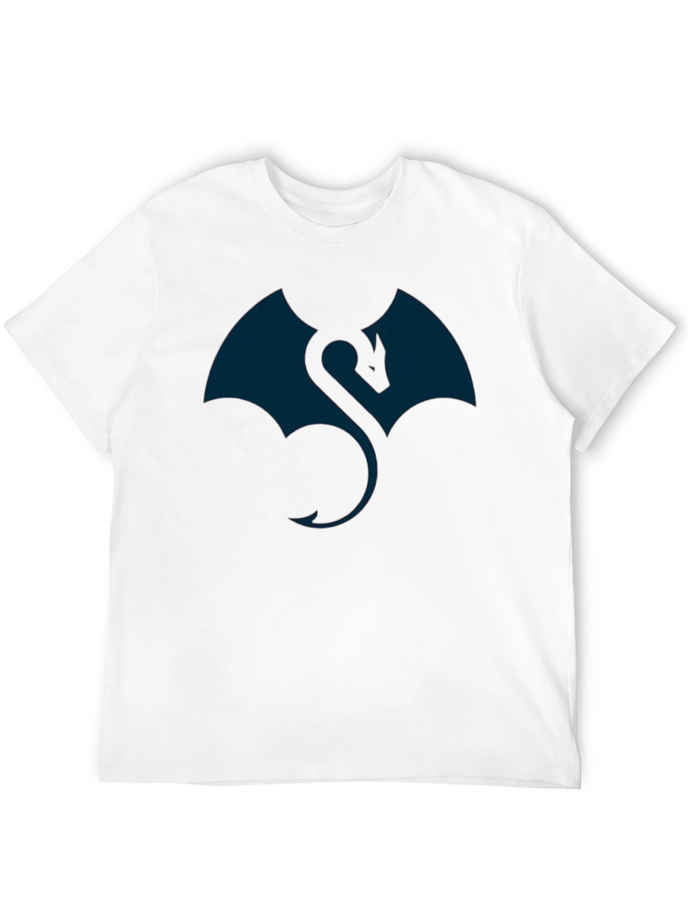 Black Dragon Graphic Black T-Shirt for Men view 12