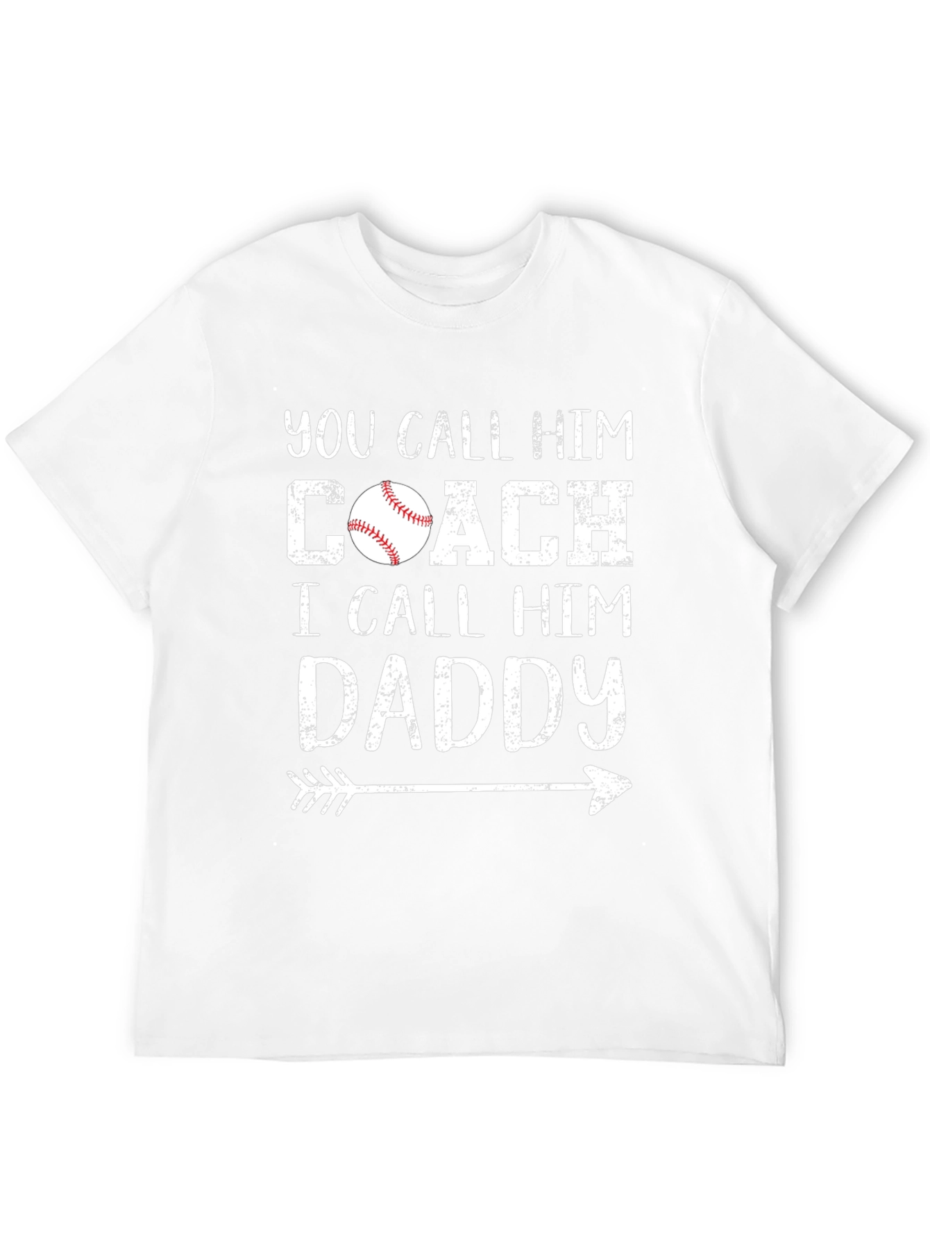 Black Baseball Coach Daddy T-Shirt view 12