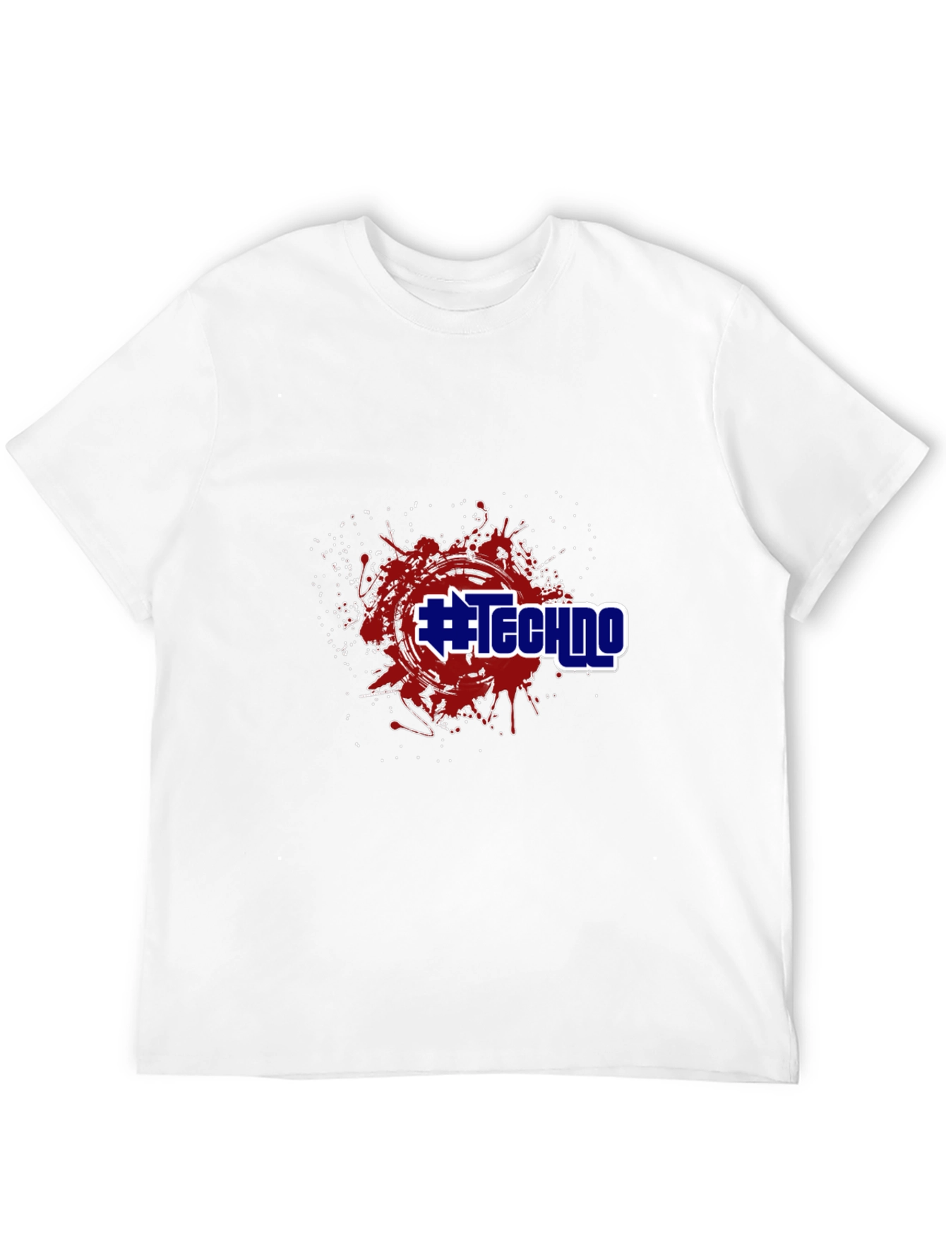 Black Techno Graphic T-Shirt - Black view 12