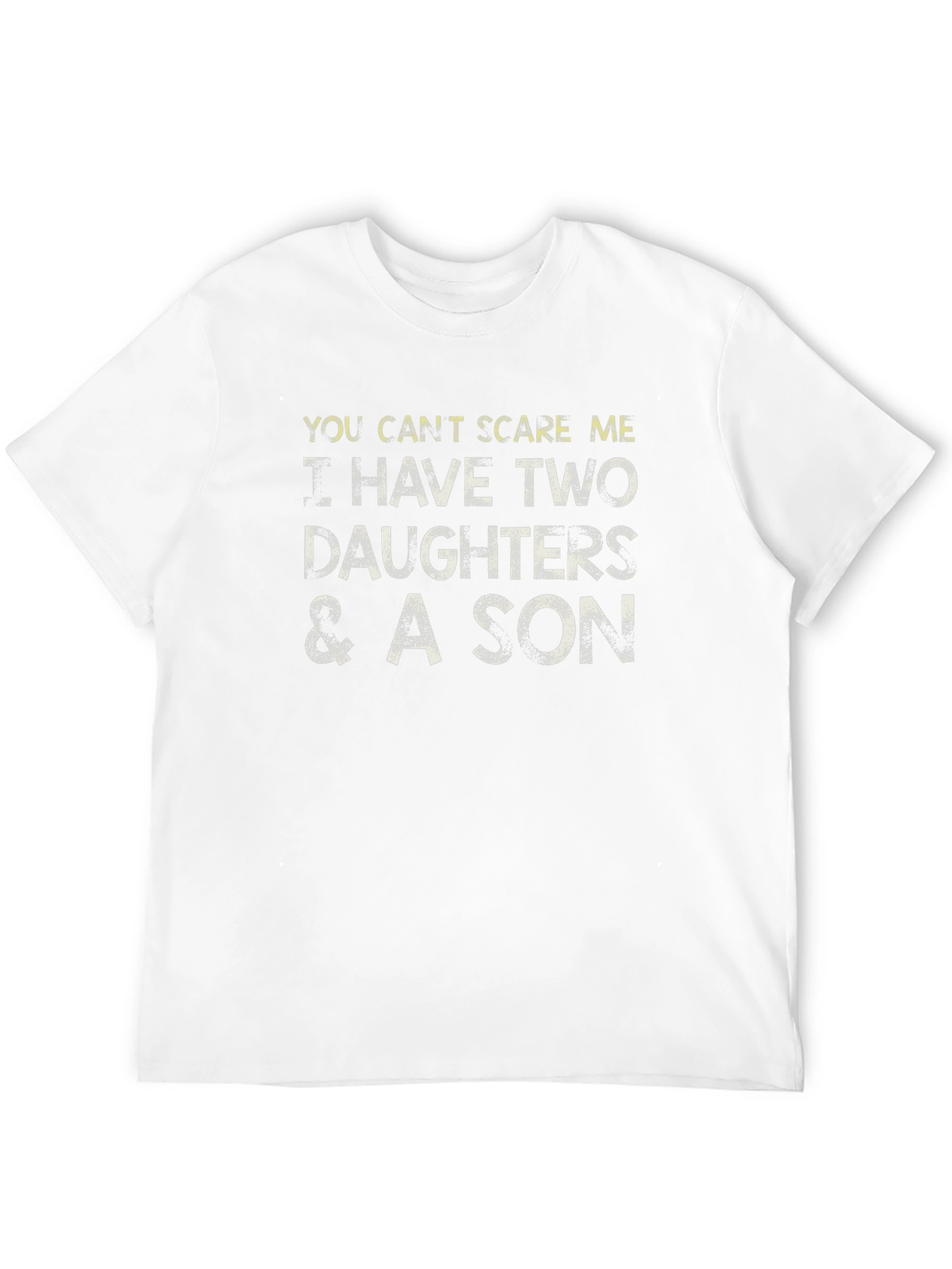 Black Funny Dad T-Shirt: I Have Two Daughters and a Son view 12