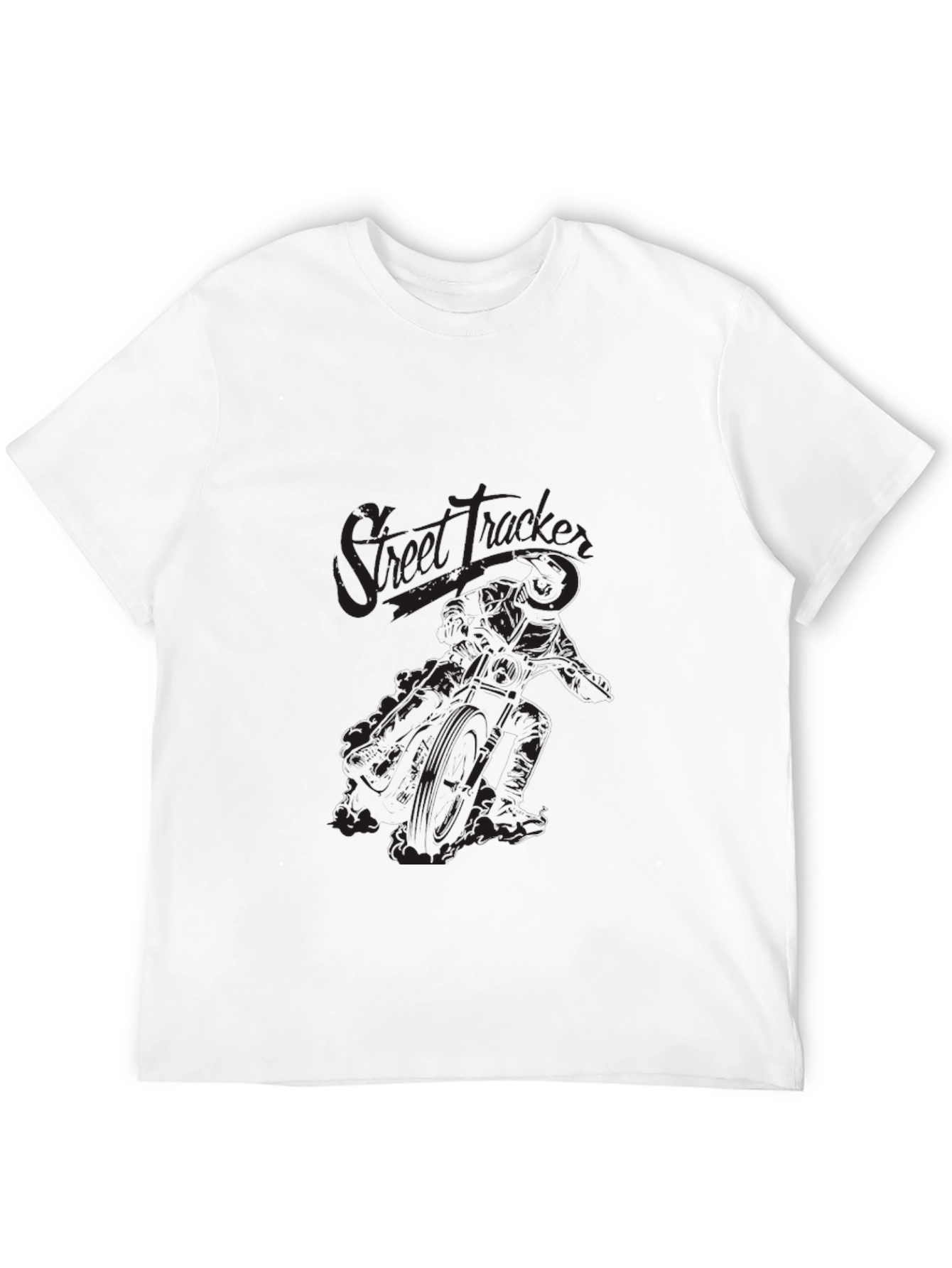 Black Street Tracker Graphic Tee - Men's Black T-Shirt view 12