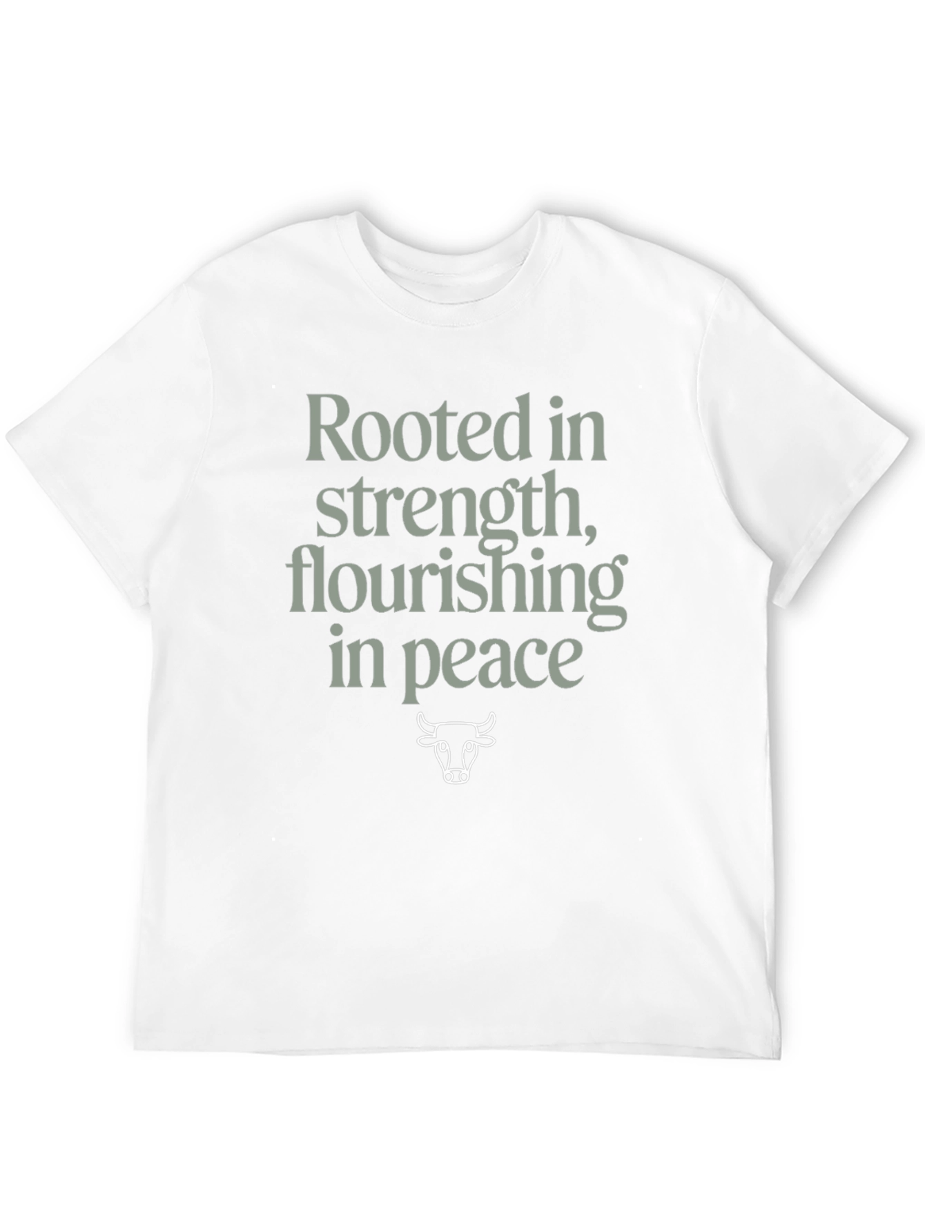 Black Rooted in Strength Black Graphic Tee view 12